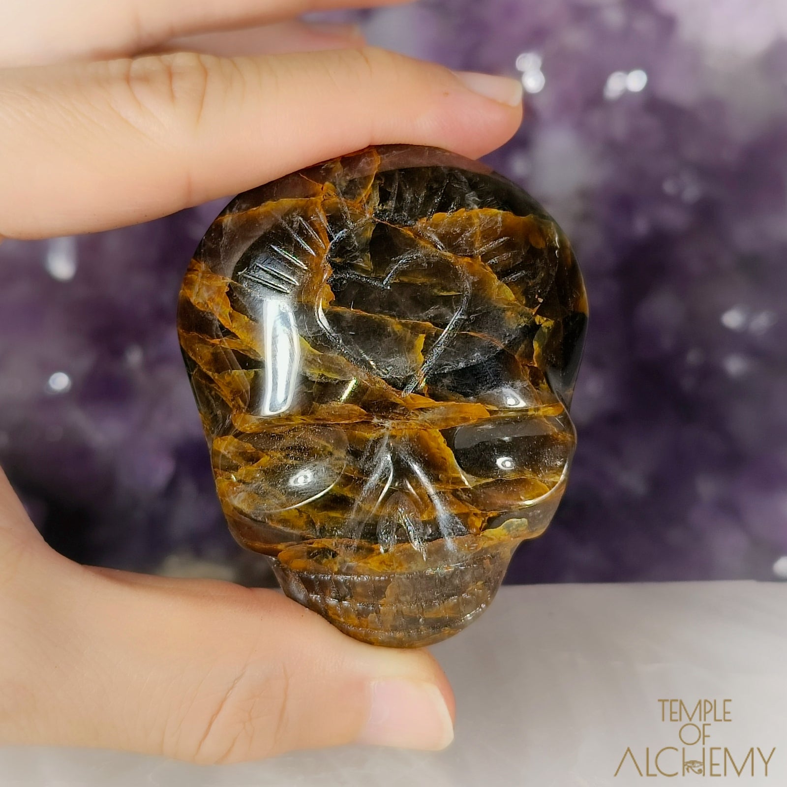 Morion Quartz x Golden Healer
