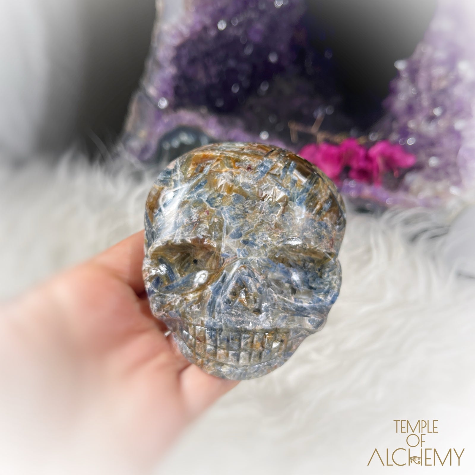 Blue ~ Green Kyanite x Golden Healer