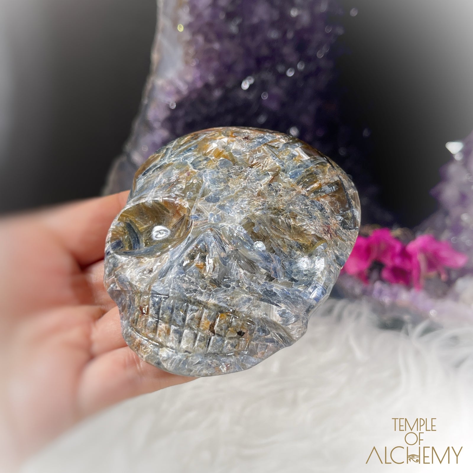 Blue ~ Green Kyanite x Golden Healer