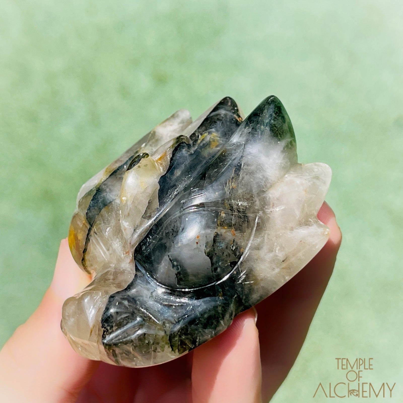 Green Chlorite x Golden Healer x Milky Quartz