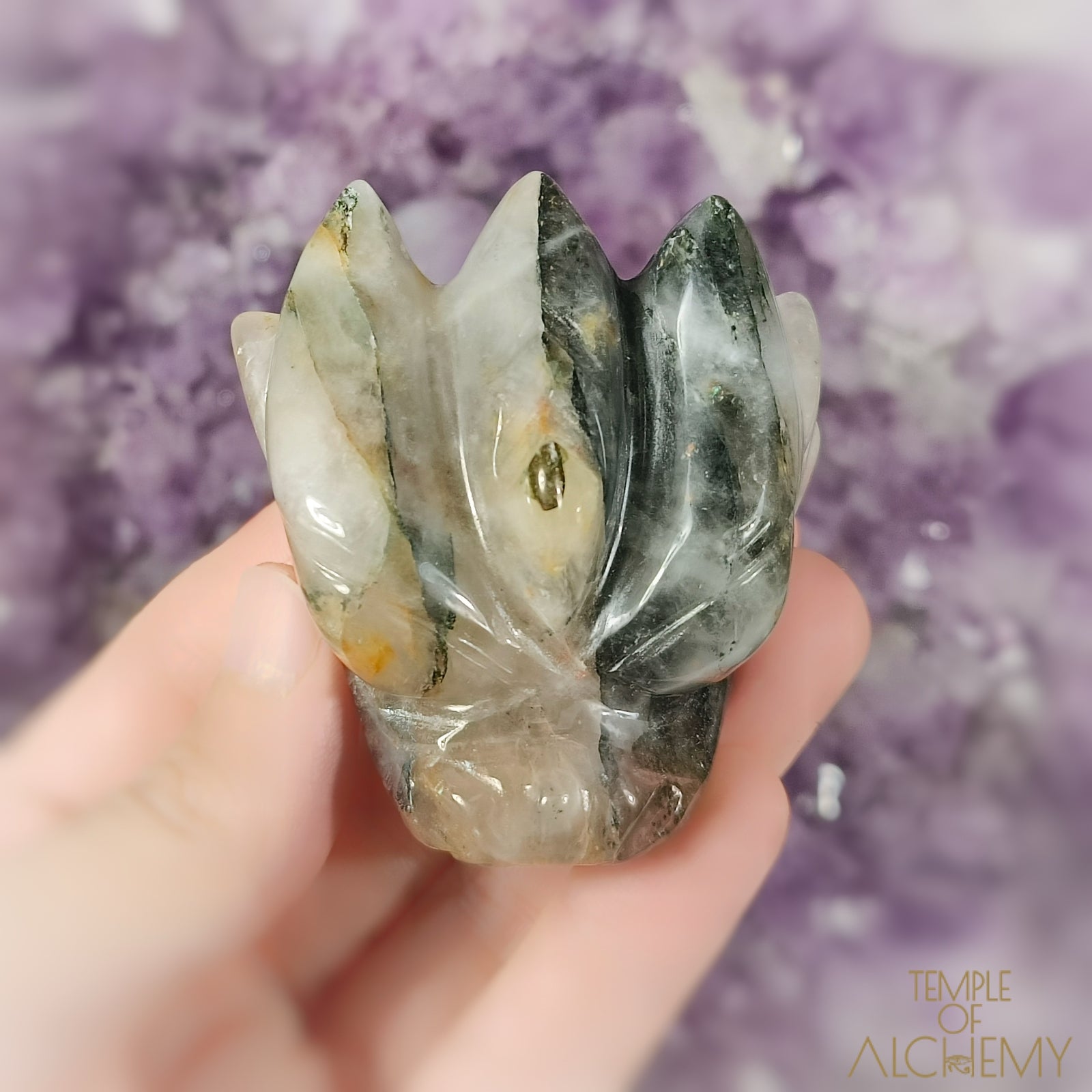 Green Chlorite x Golden Healer x Milky Quartz