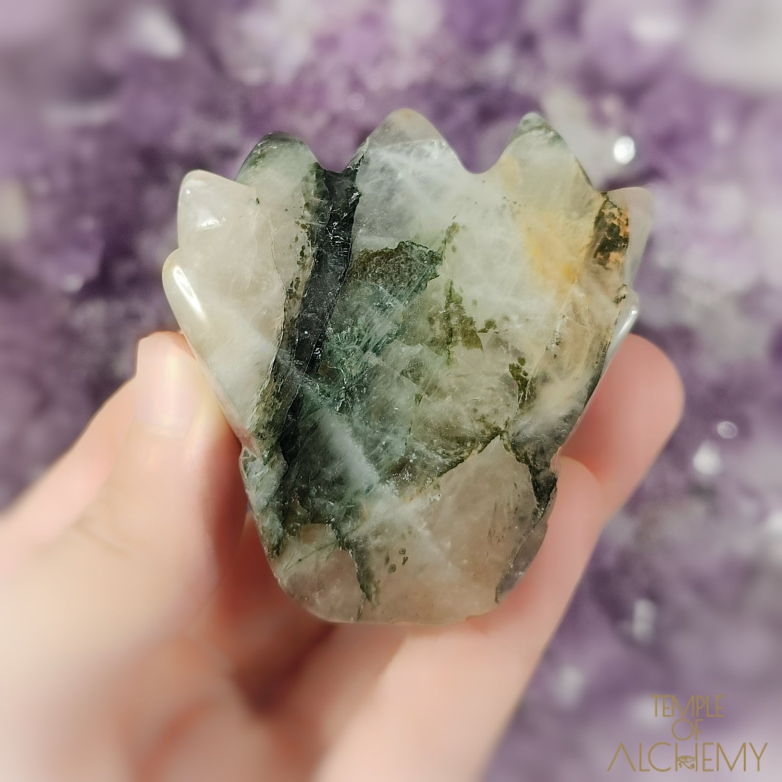 Green Chlorite x Golden Healer x Milky Quartz