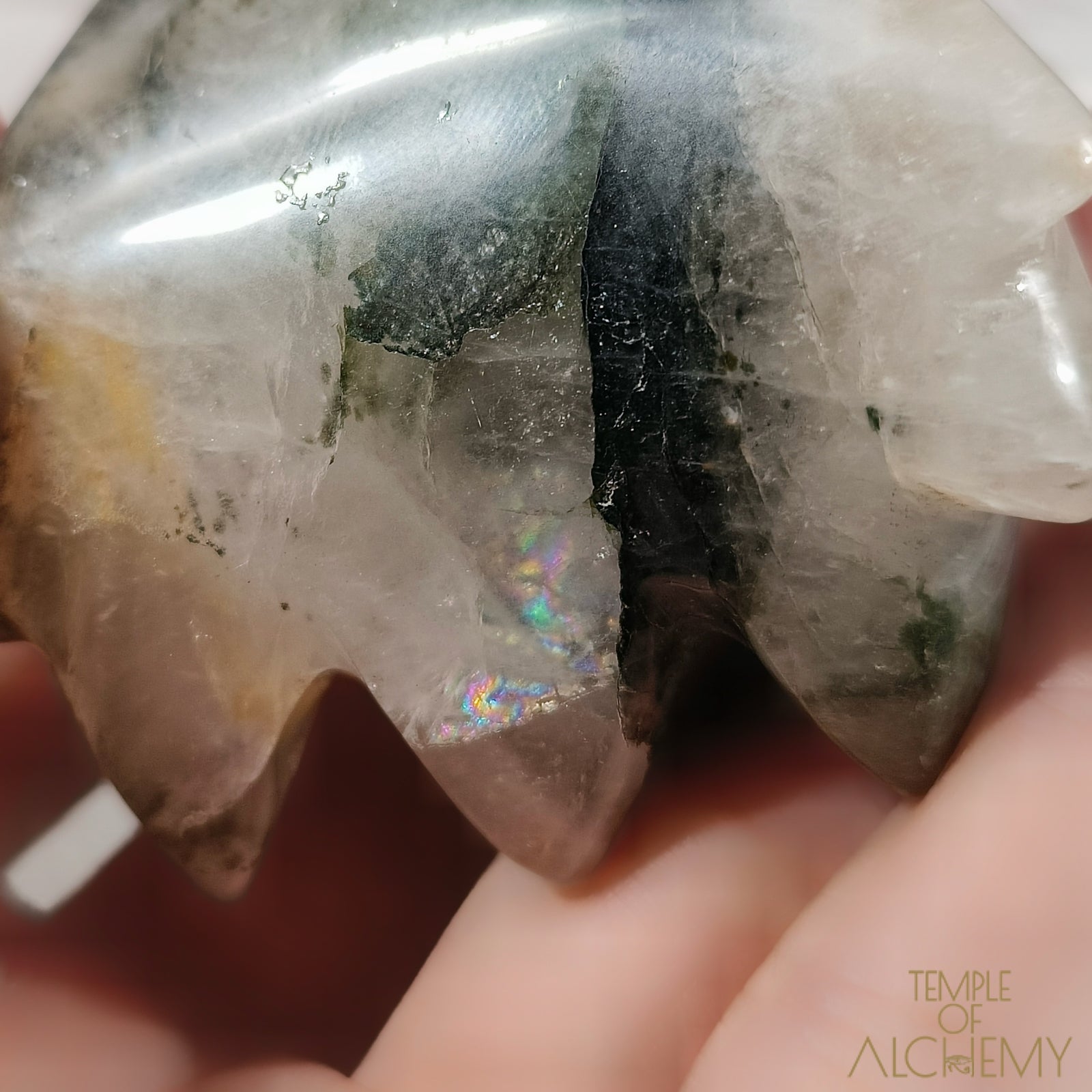 Green Chlorite x Golden Healer x Milky Quartz