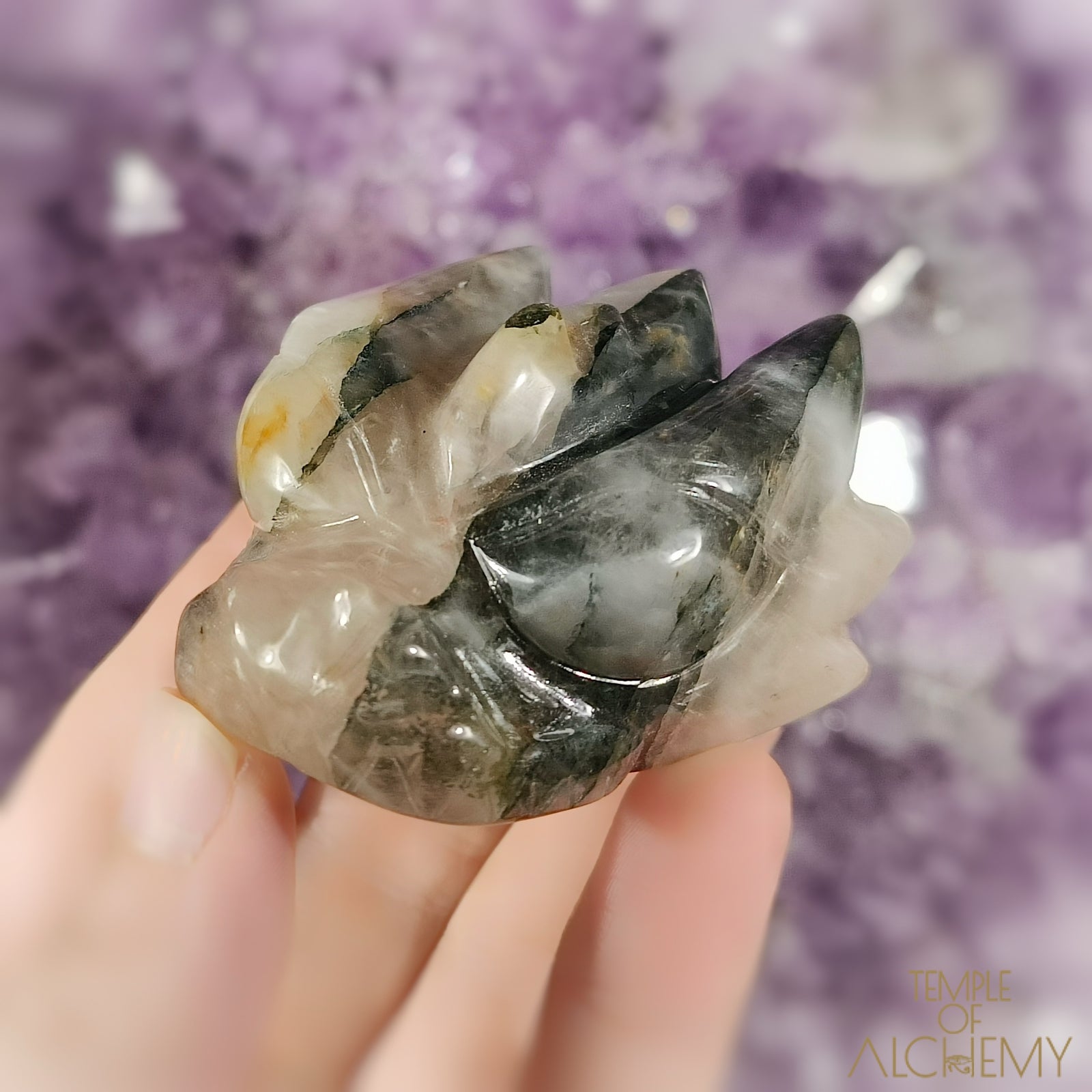 Green Chlorite x Golden Healer x Milky Quartz