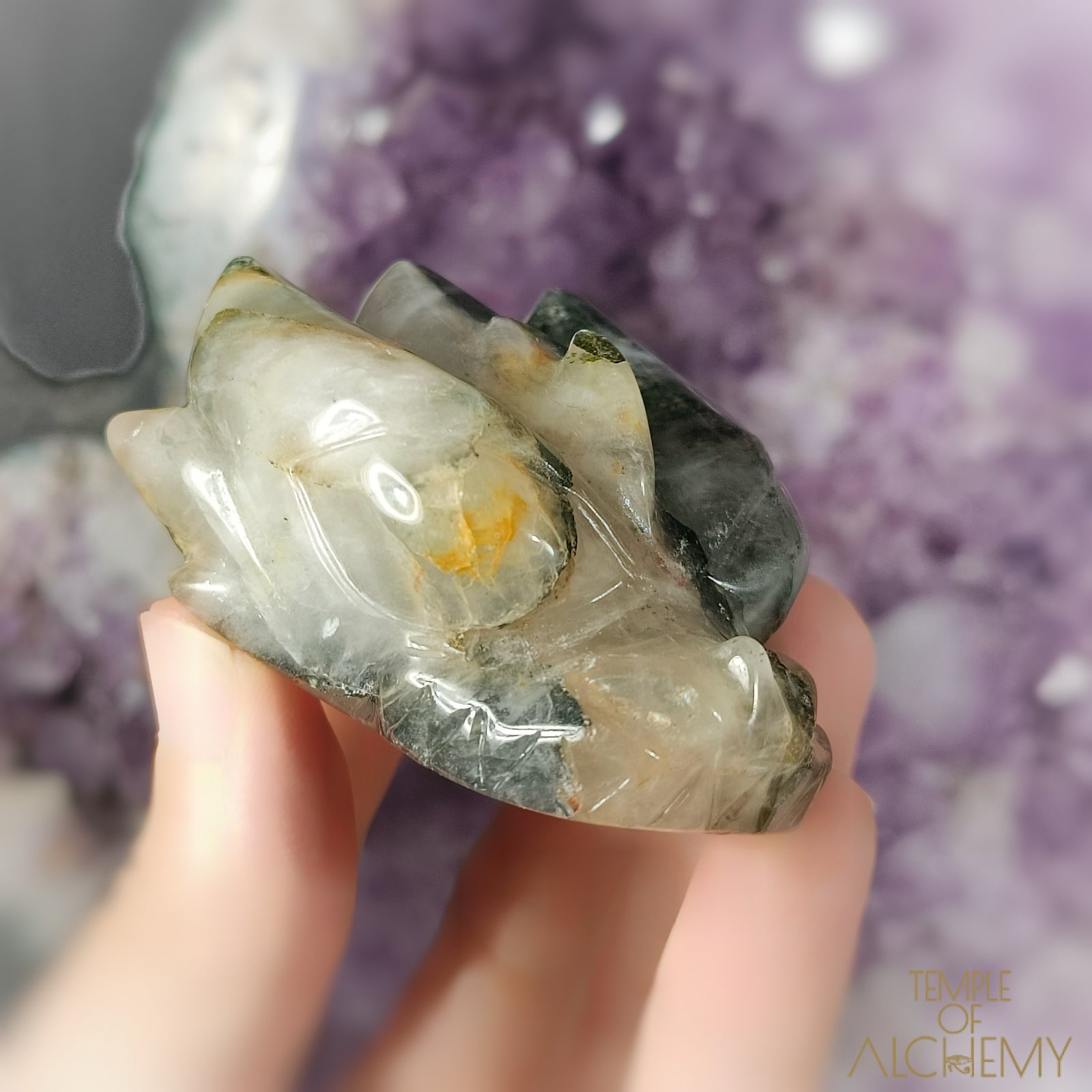 Green Chlorite x Golden Healer x Milky Quartz