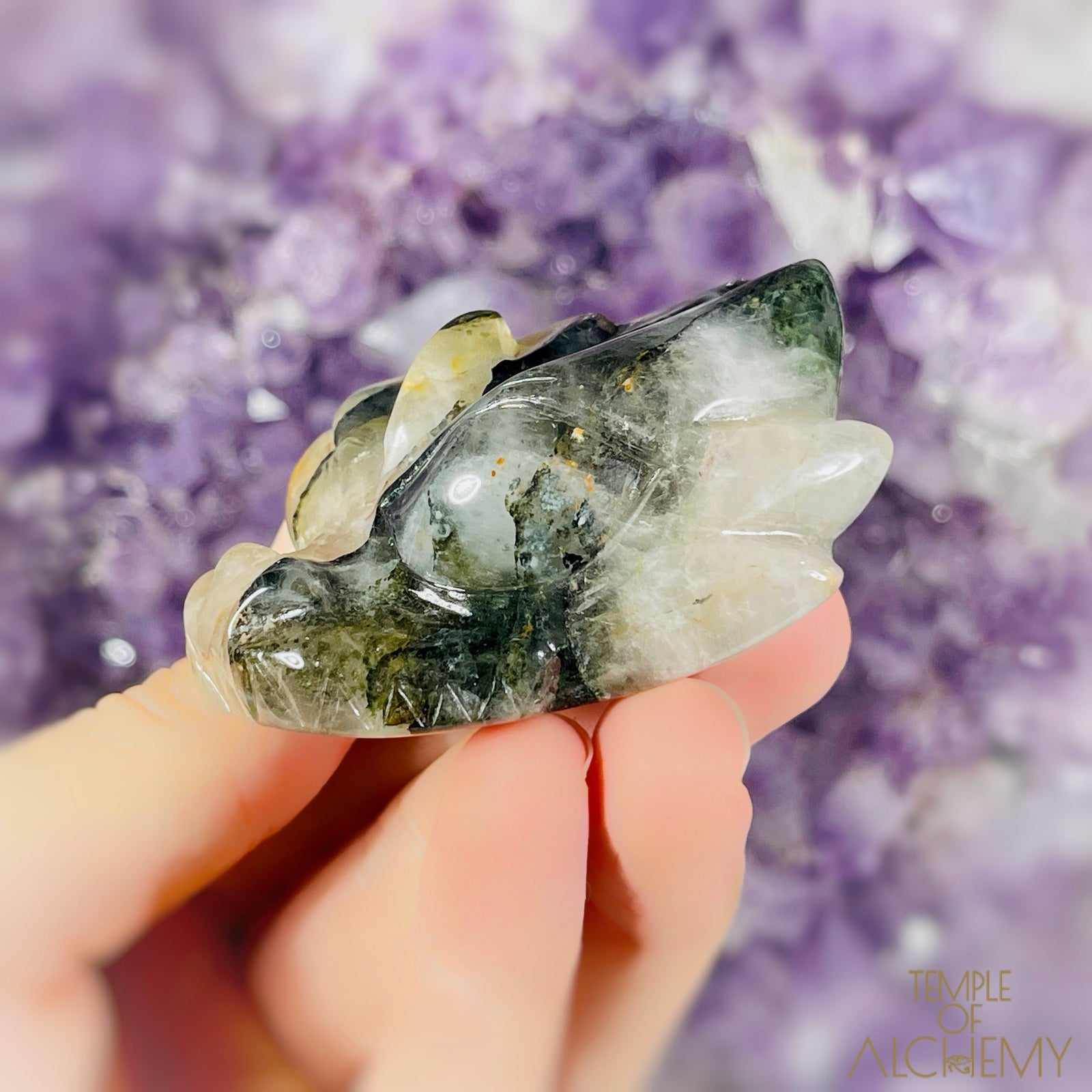 Green Chlorite x Golden Healer x Milky Quartz