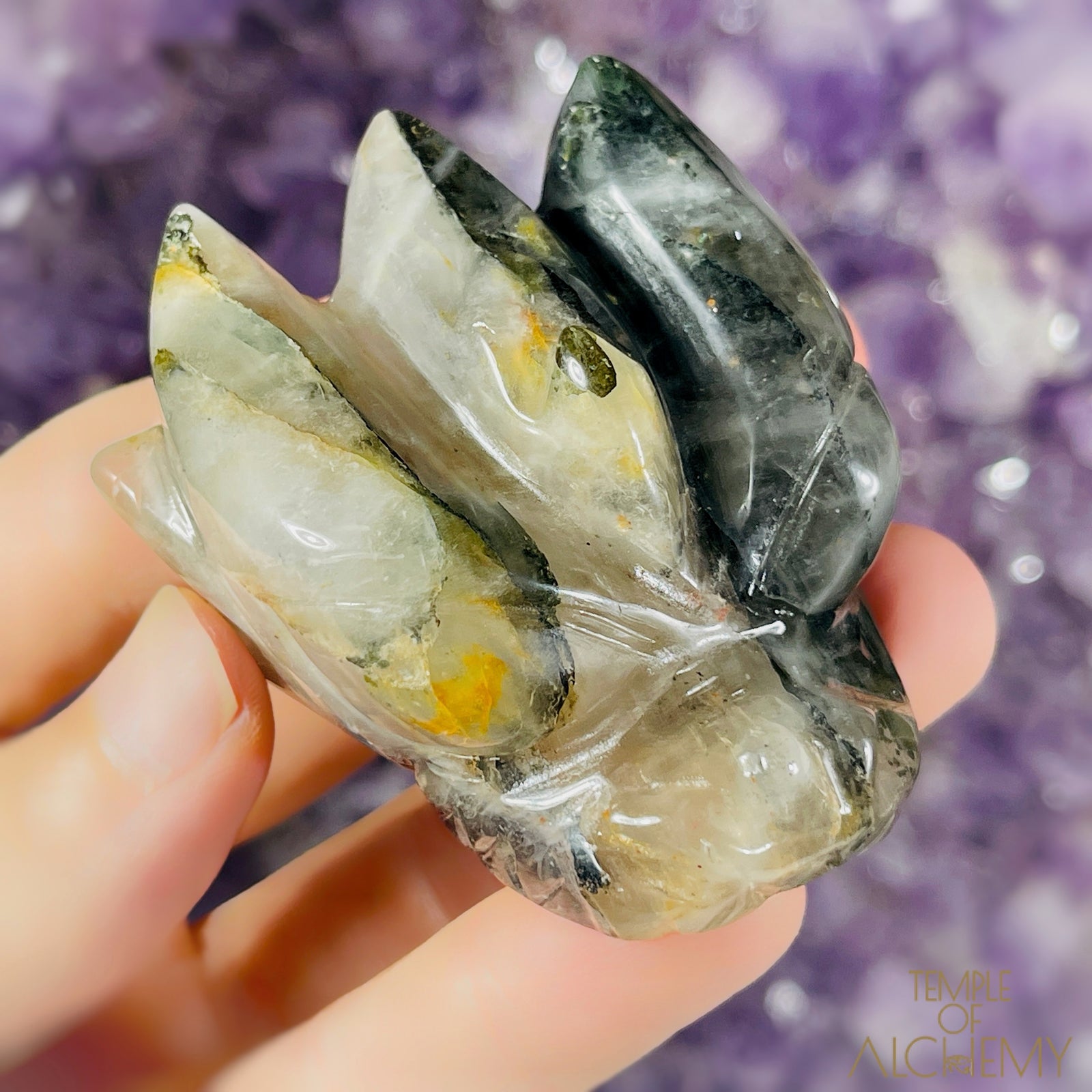 Green Chlorite x Golden Healer x Milky Quartz