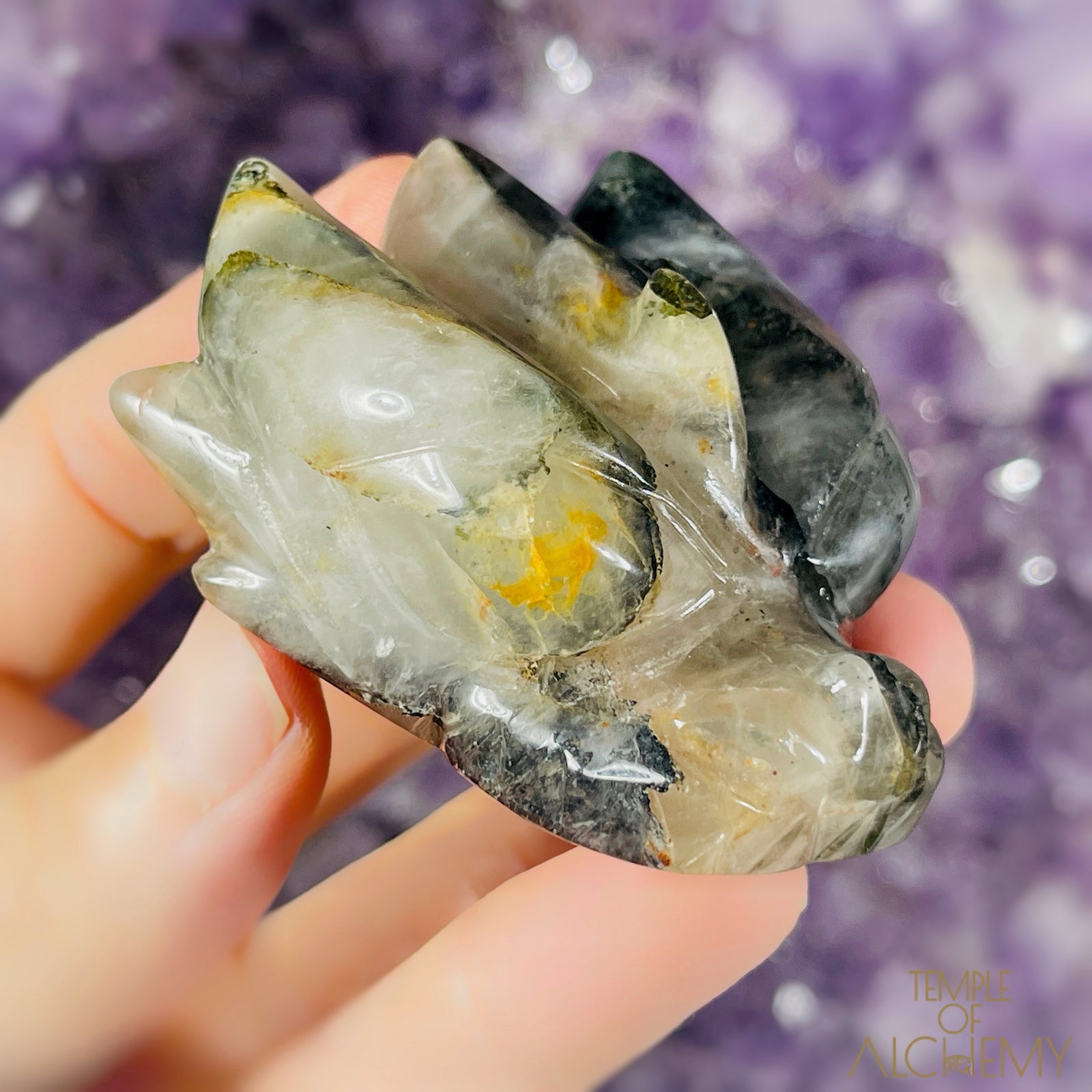 Green Chlorite x Golden Healer x Milky Quartz