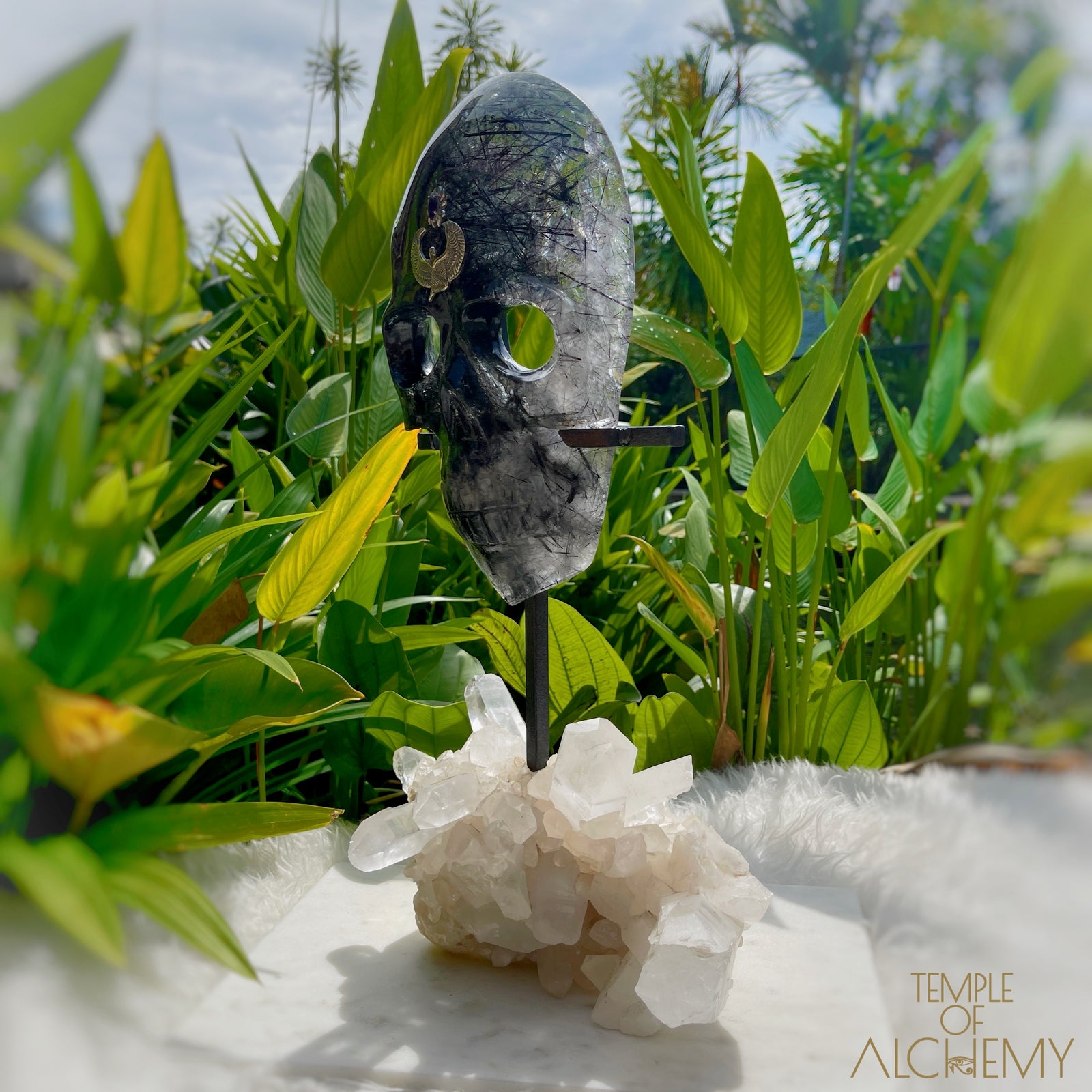 Remover of Obstacles š Black Tourmalinated Quartz