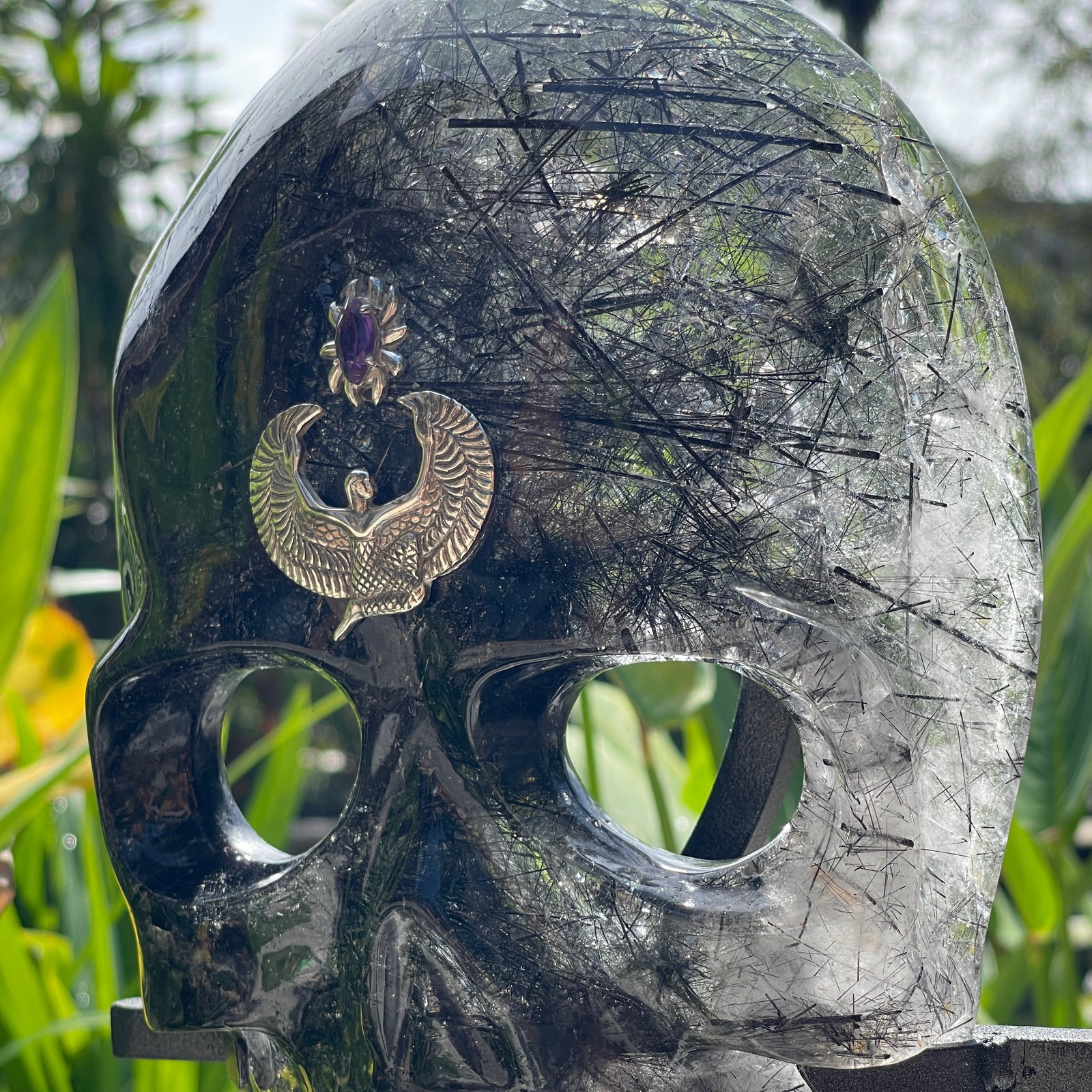 Remover of Obstacles š Black Tourmalinated Quartz