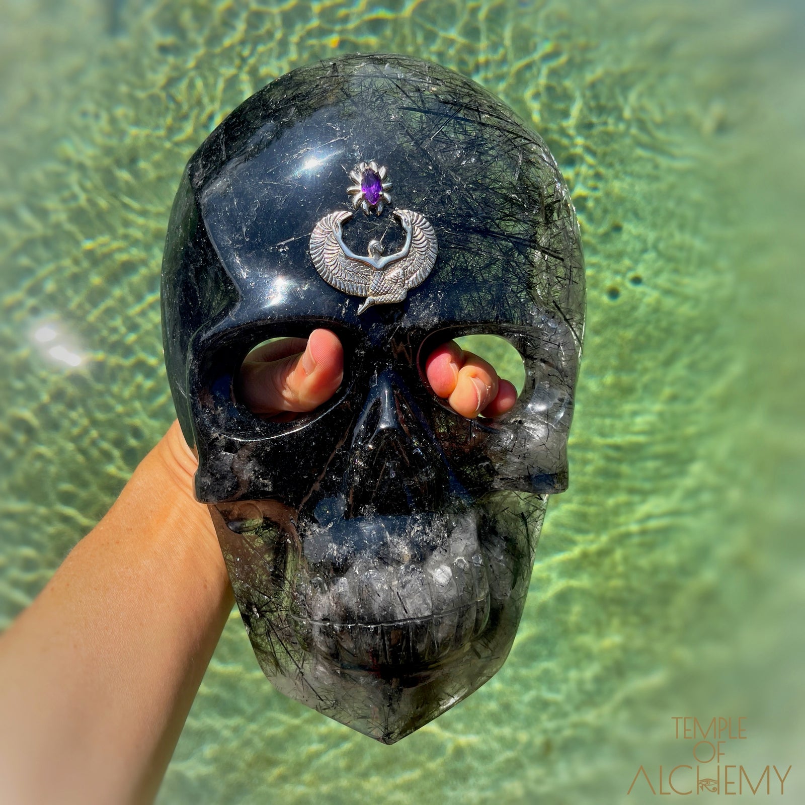 Remover of Obstacles š Black Tourmalinated Quartz