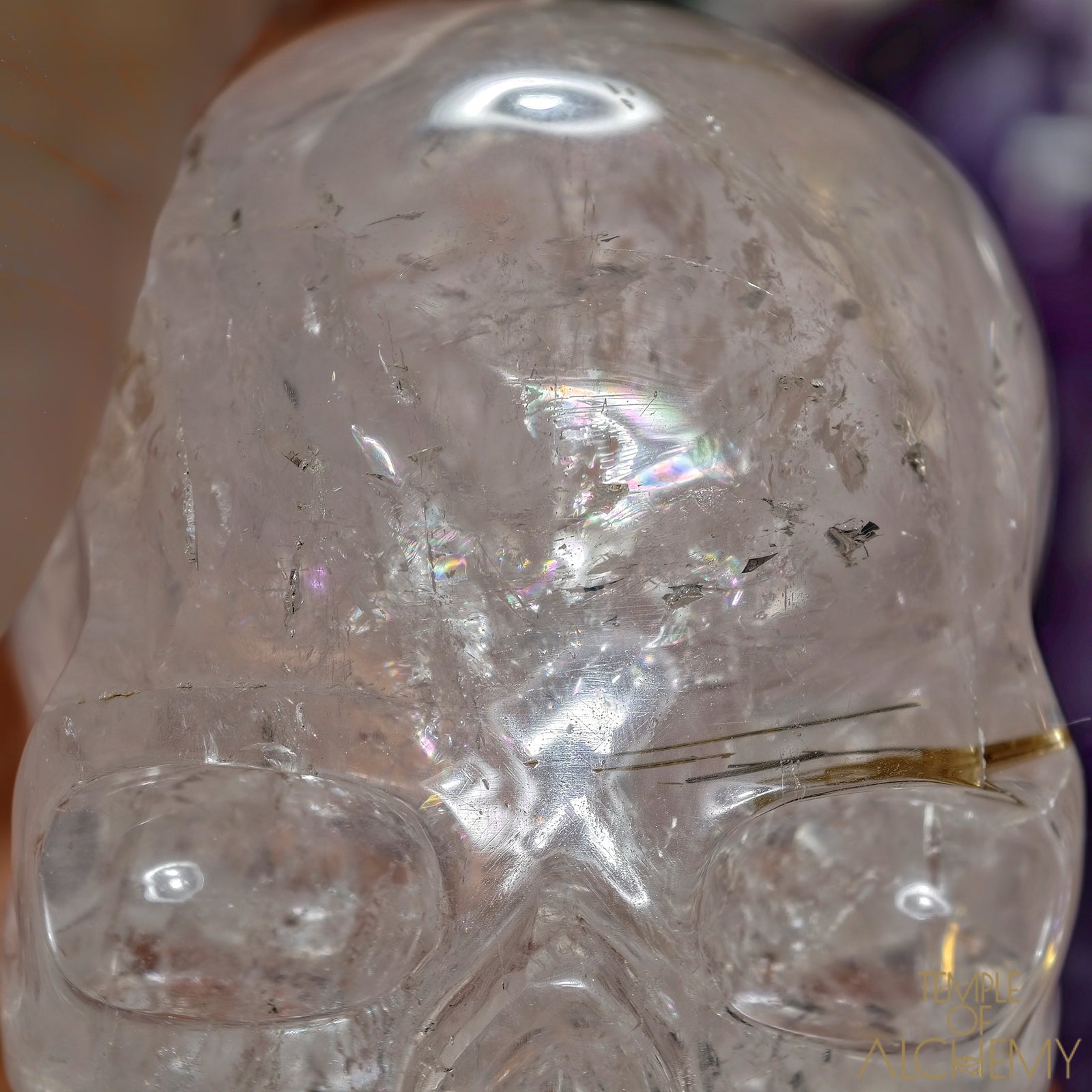 Golden x Copper Rutiles in Clear Quartz