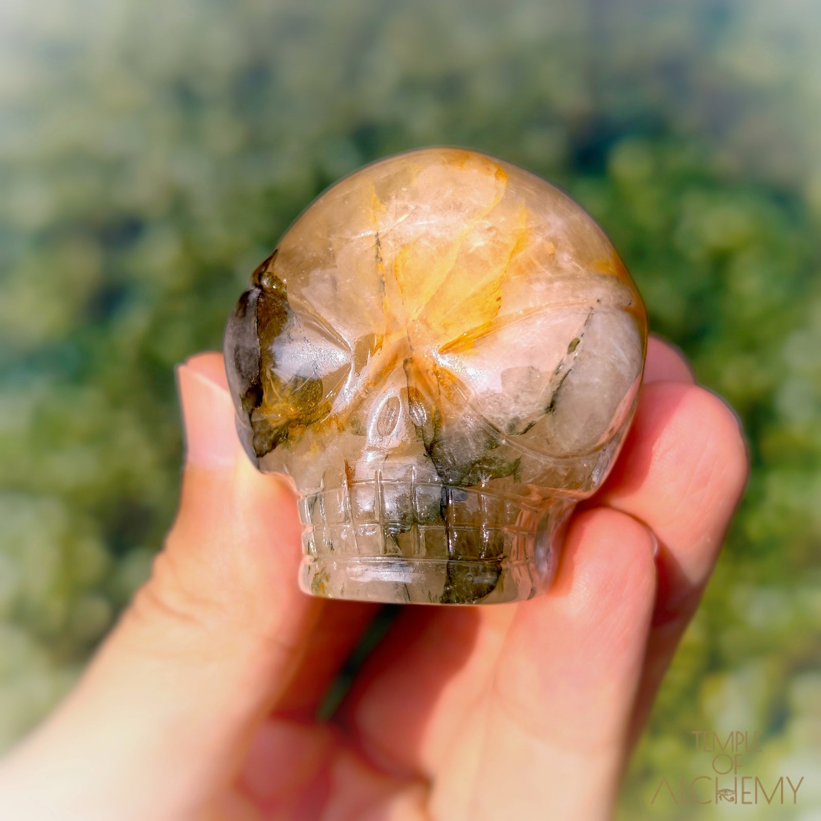 Green Chlorite x Golden Healer x Milky Quartz