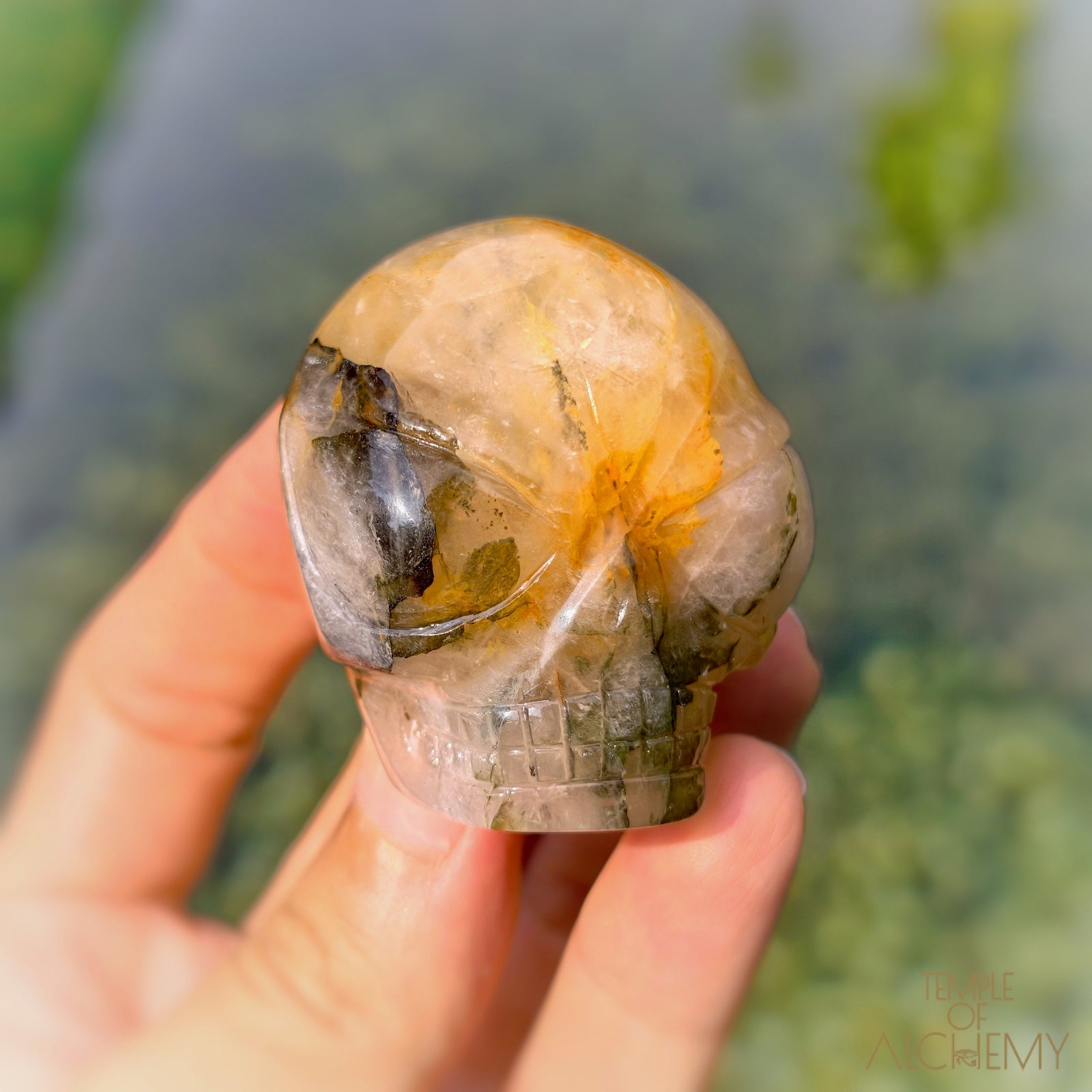 Green Chlorite x Golden Healer x Milky Quartz