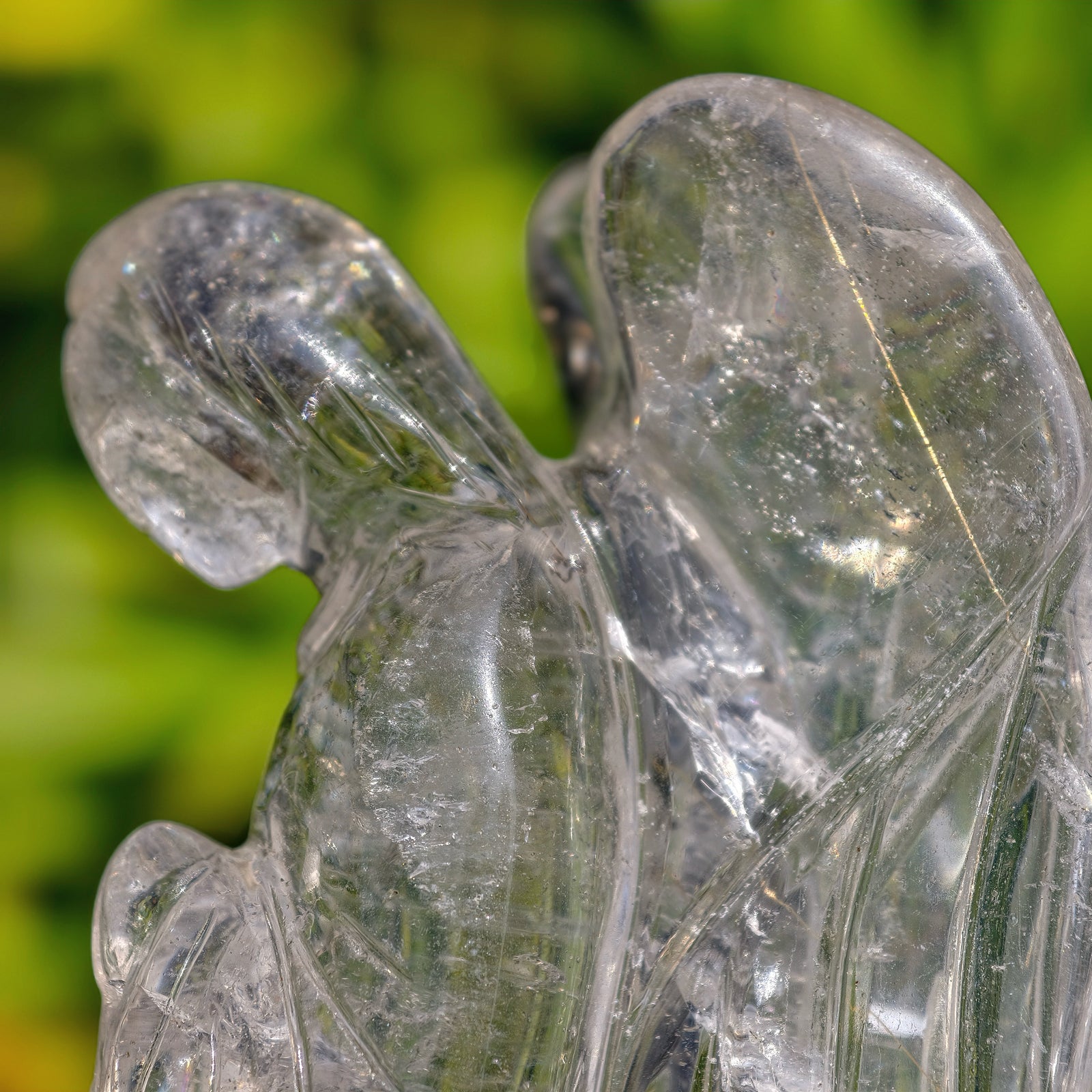Golden - Copper Rutiles in Clear Quartz