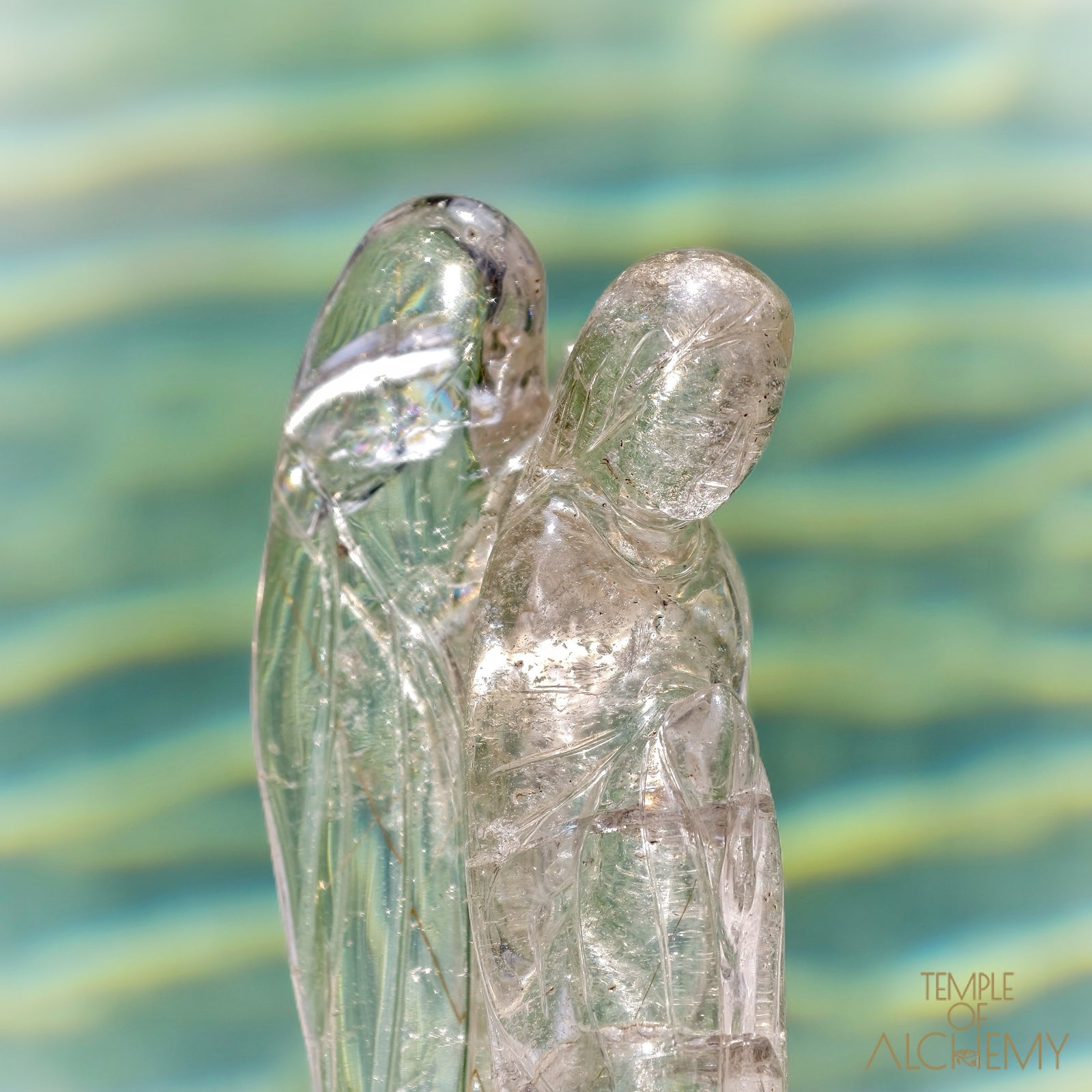 Golden - Copper Rutiles in Clear Quartz