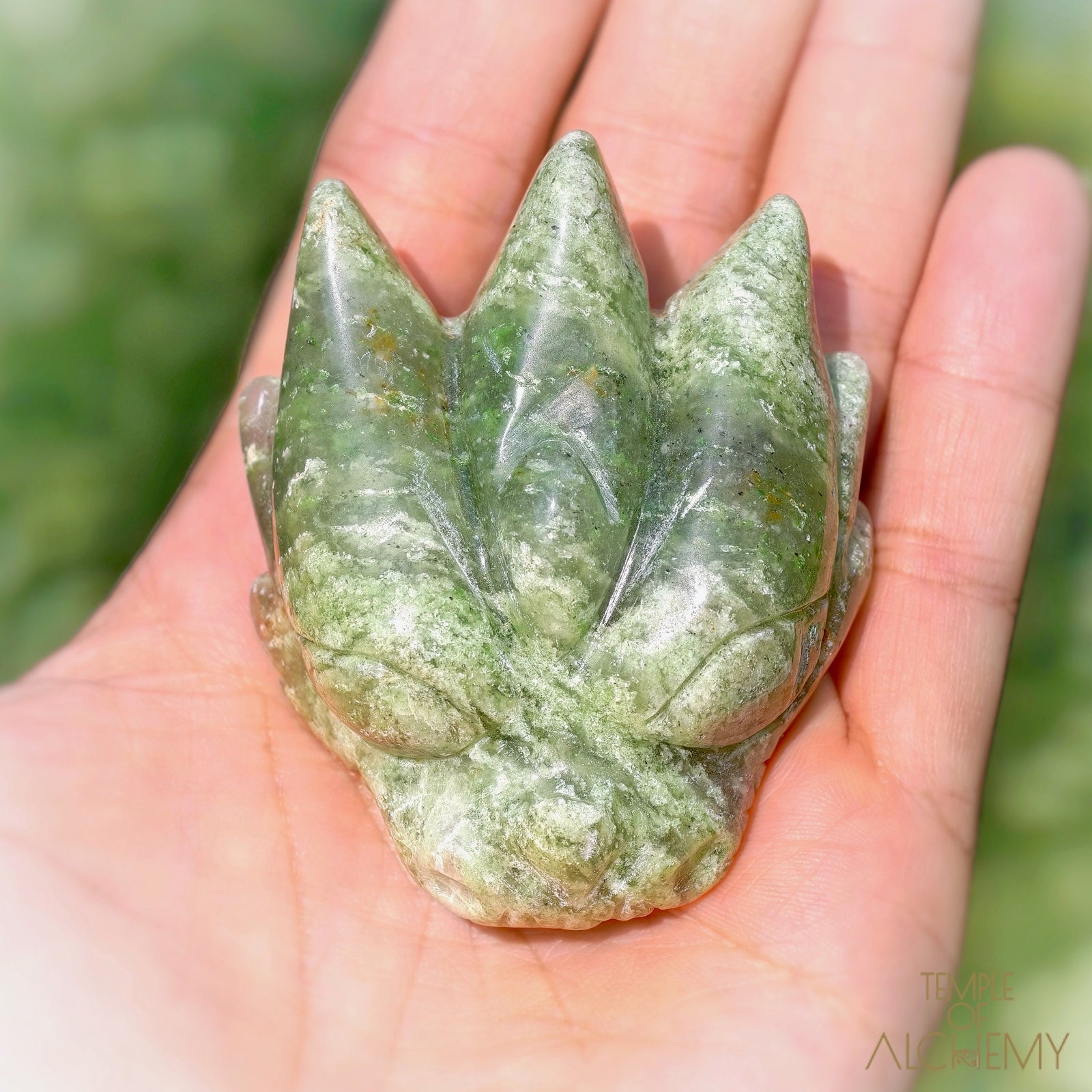 Green Chlorite x Chalcedony