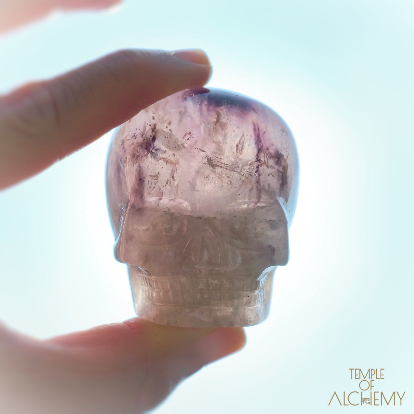 𓁹🌈𓁹 Elestial Trapiche Phantom Amethyst