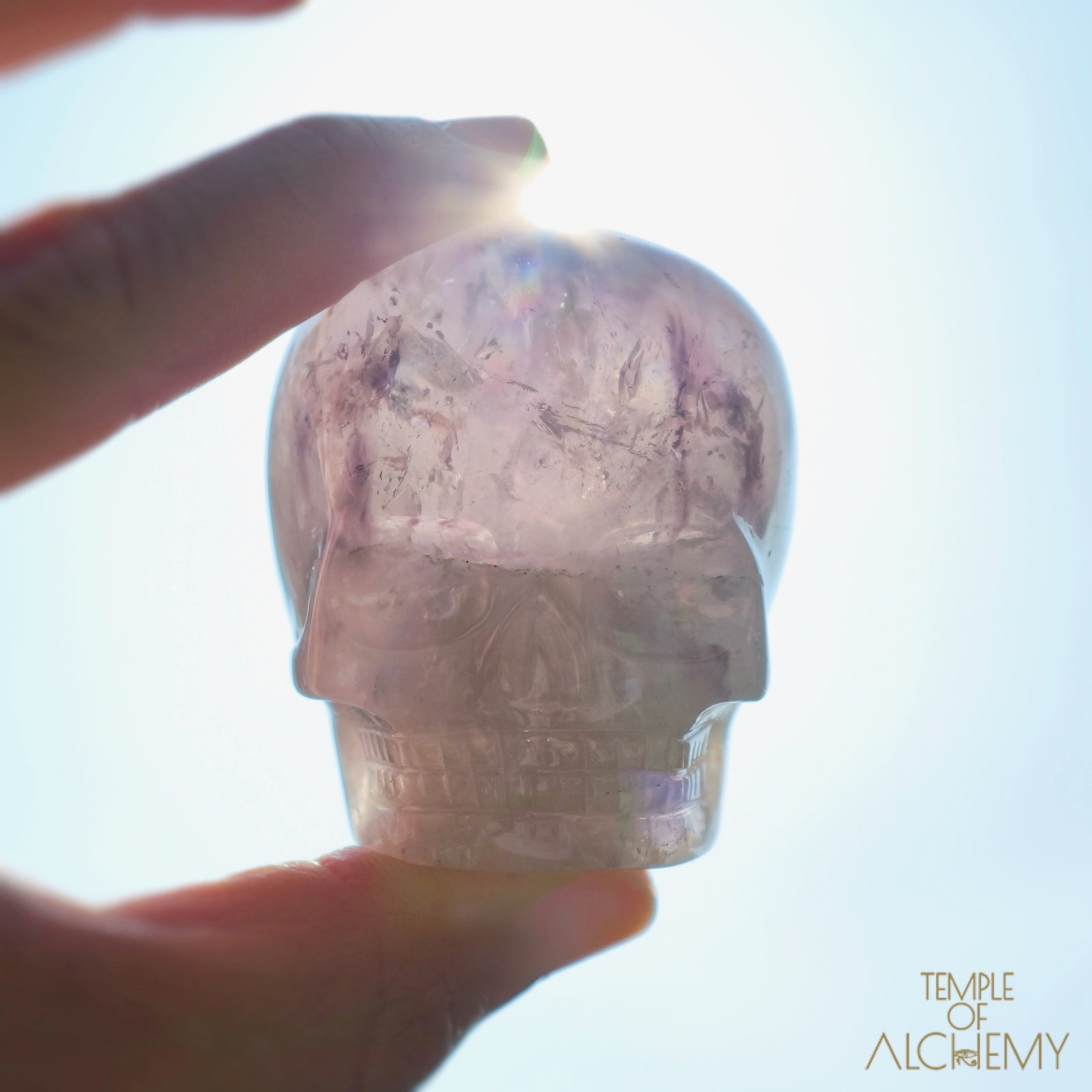 𓁹🌈𓁹 Elestial Trapiche Phantom Amethyst