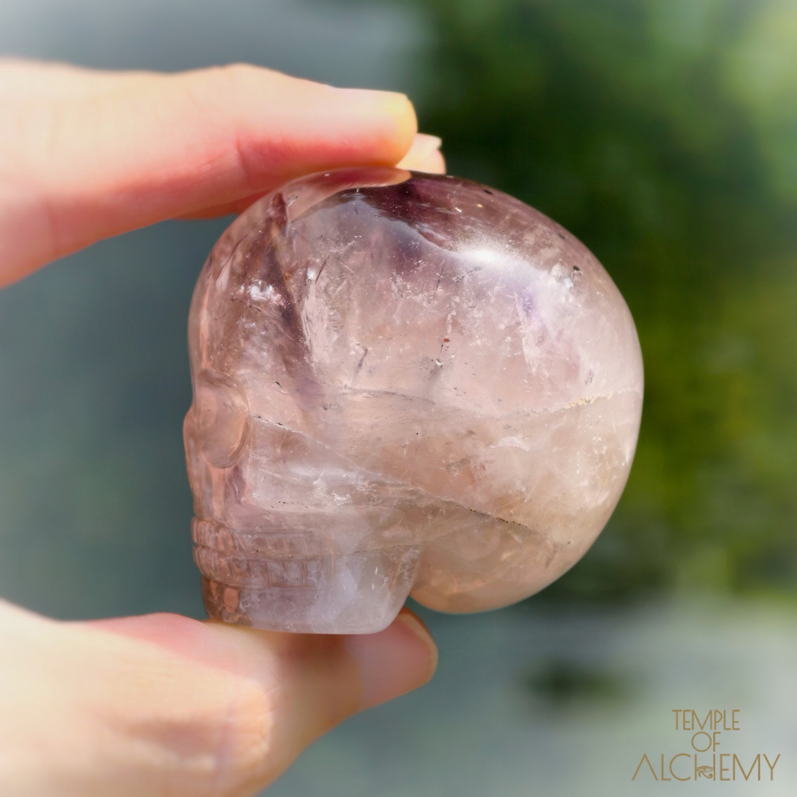 𓁹🌈𓁹 Elestial Trapiche Phantom Amethyst