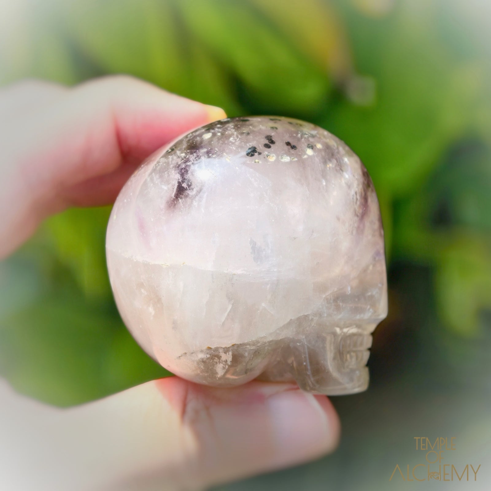 𓁹🌈𓁹 Elestial Trapiche Phantom Amethyst