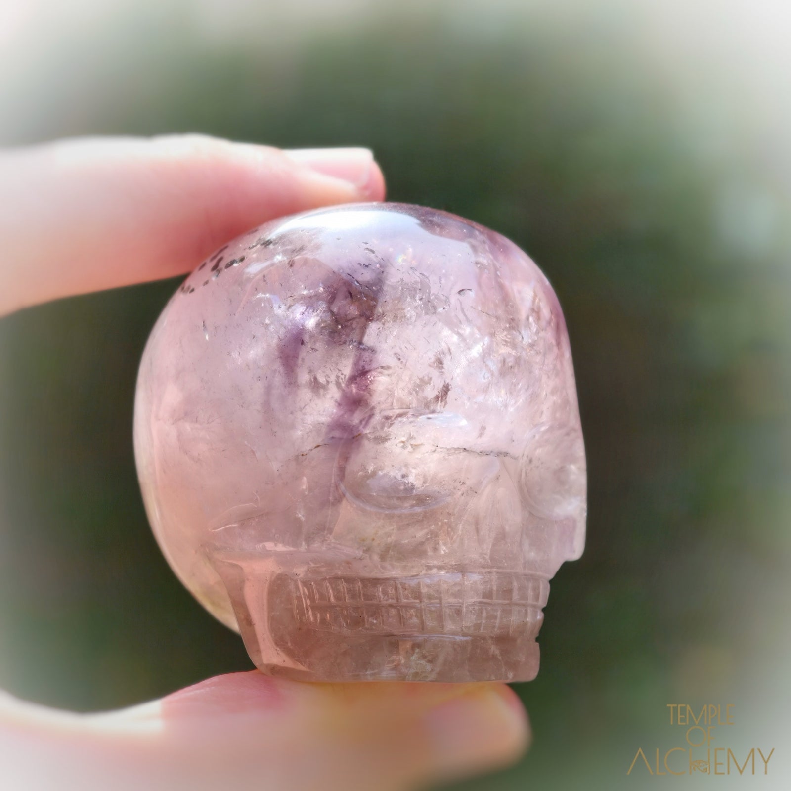 𓁹🌈𓁹 Elestial Trapiche Phantom Amethyst