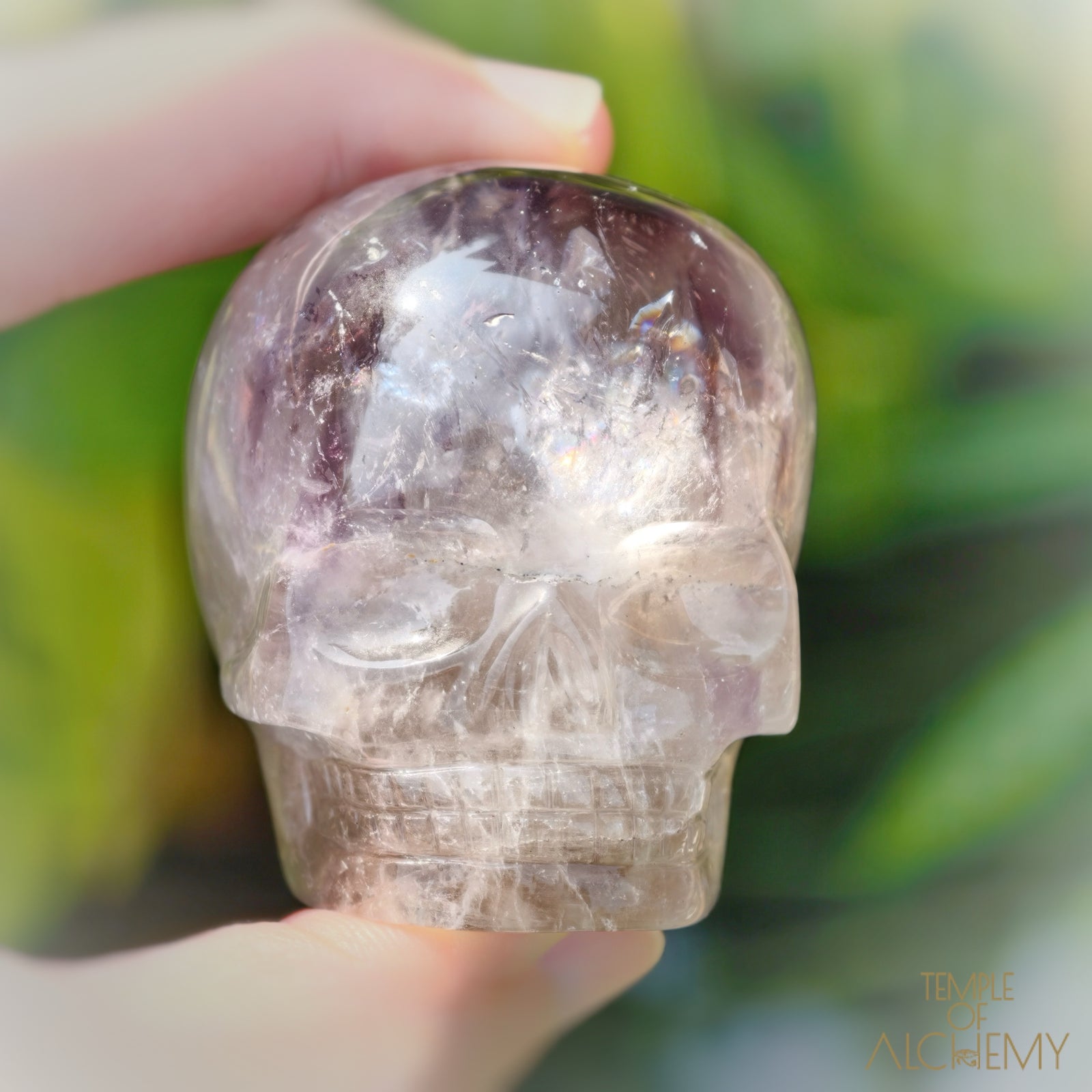 𓁹🌈𓁹 Elestial Trapiche Phantom Amethyst