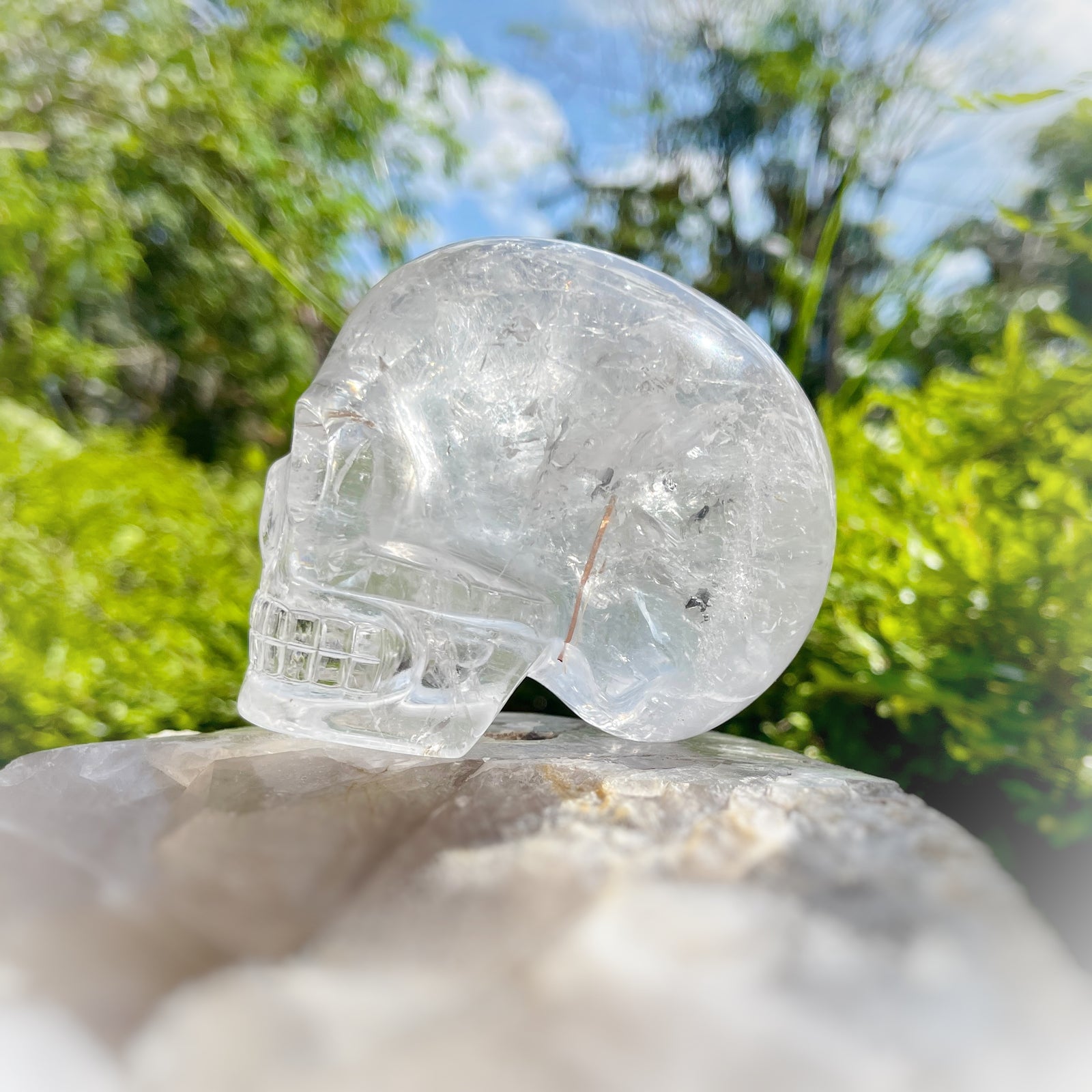 Golden x Copper Rutiles in Clear Quartz