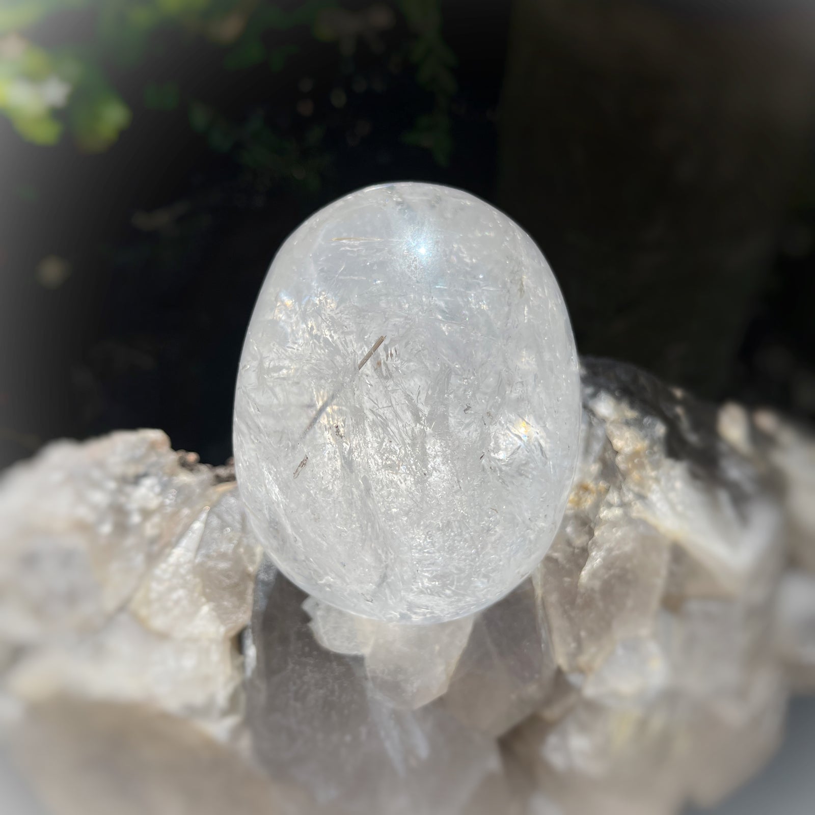 Golden x Copper Rutiles in Clear Quartz
