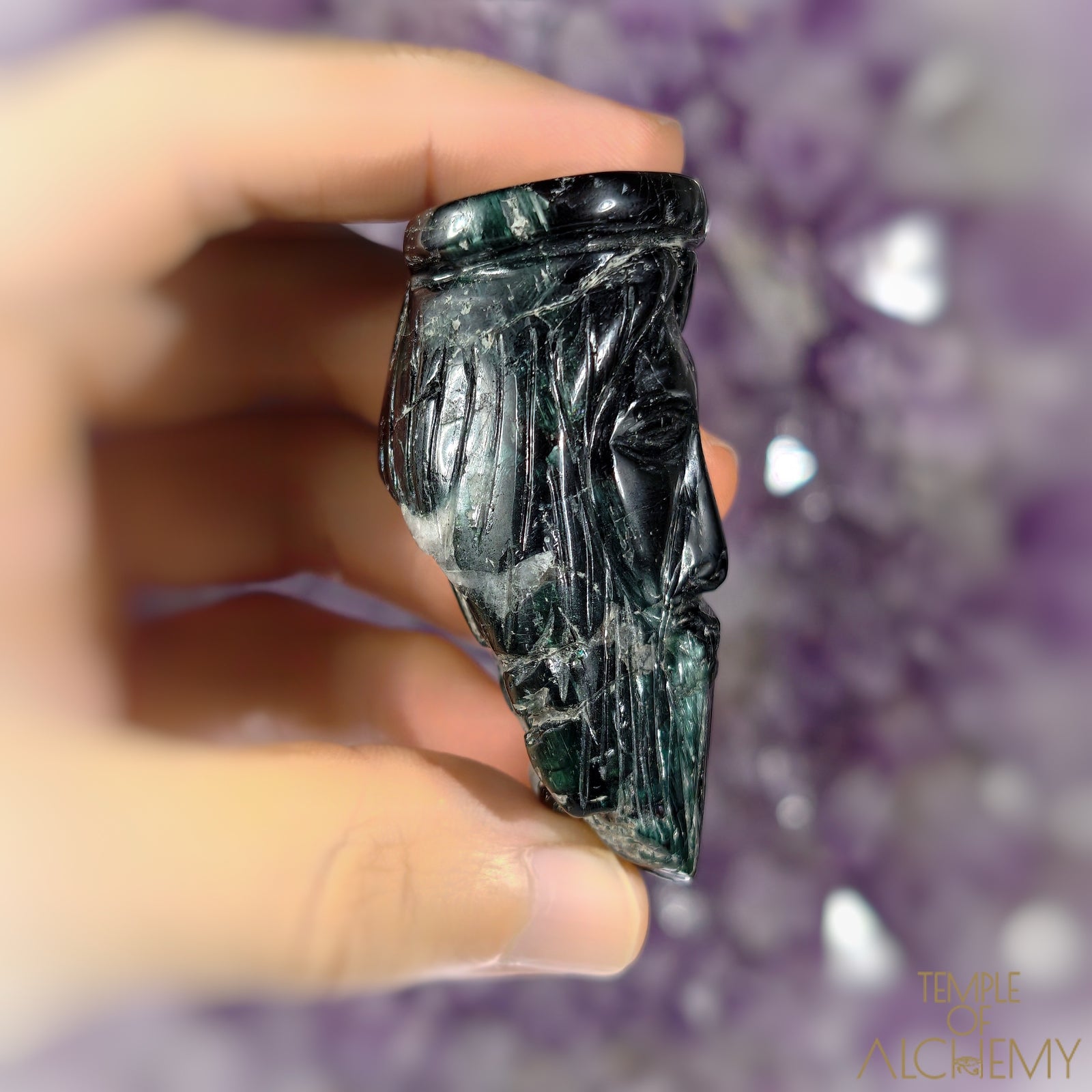 The Seer's Lantern 𓆃 Cat's Eye Indicolite