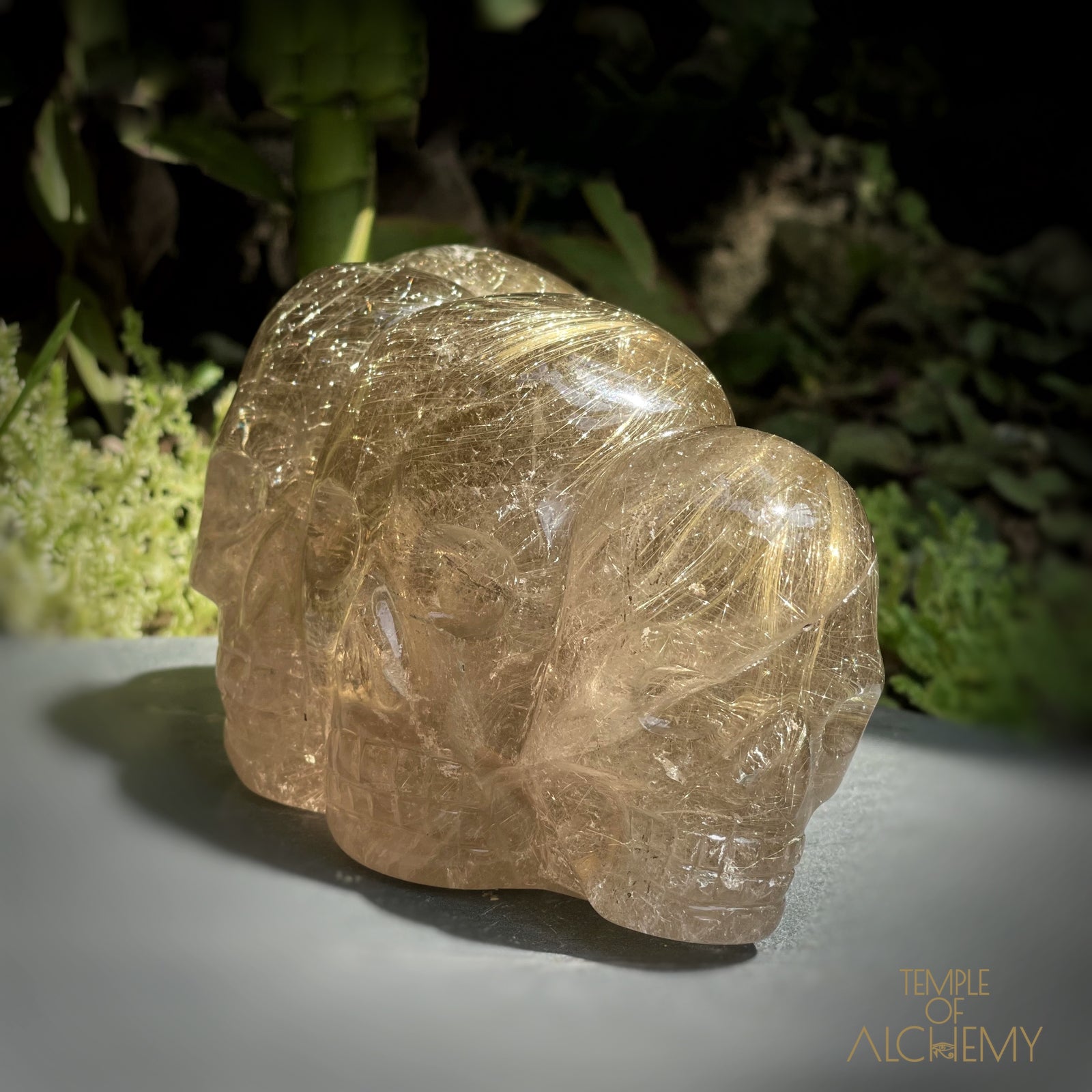 Smoky Citrine x Golden Rutiles