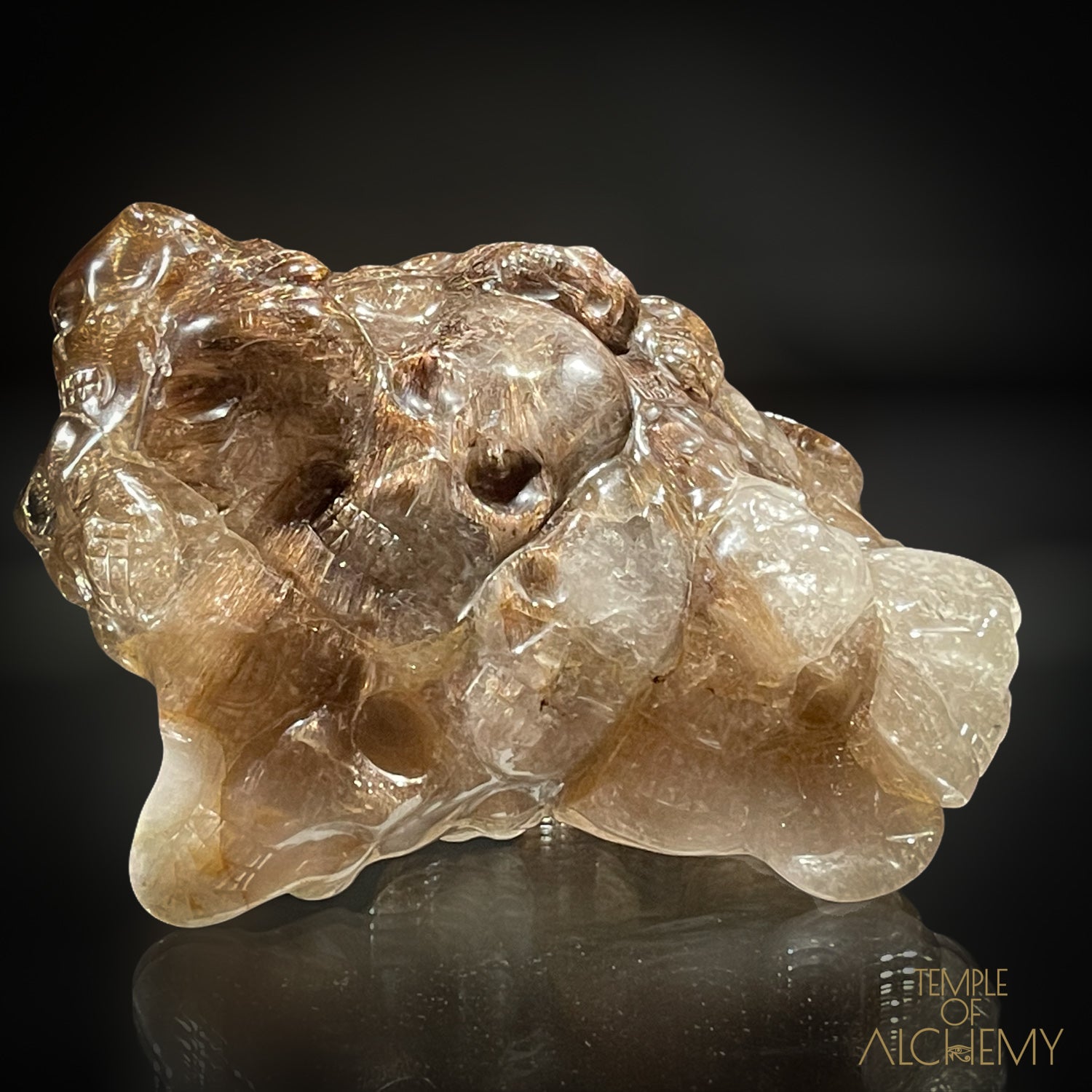 ð“‚€ 35 Master Skulls ð“‚€ Supreme Grade Smokey Citrine x Golden Rutiles