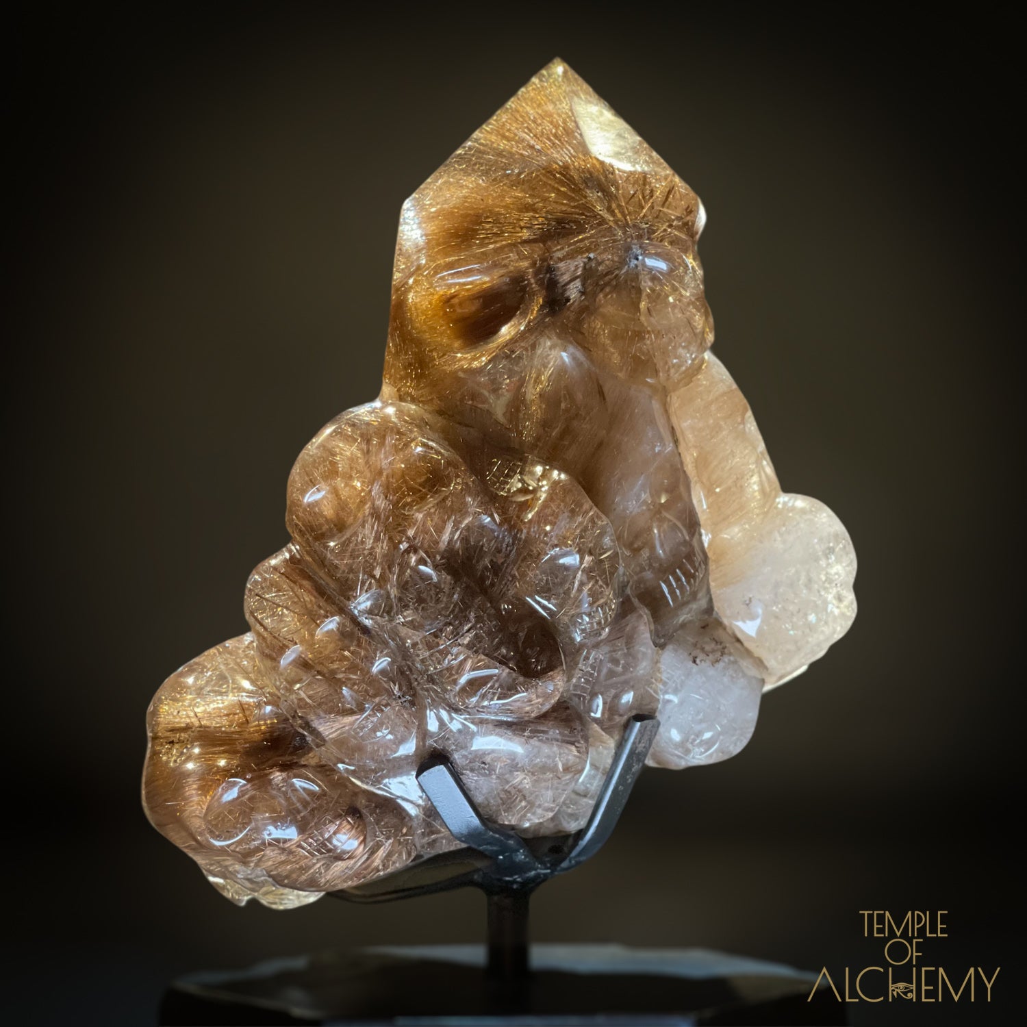 ð“‚€ 35 Master Skulls ð“‚€ Supreme Grade Smokey Citrine x Golden Rutiles