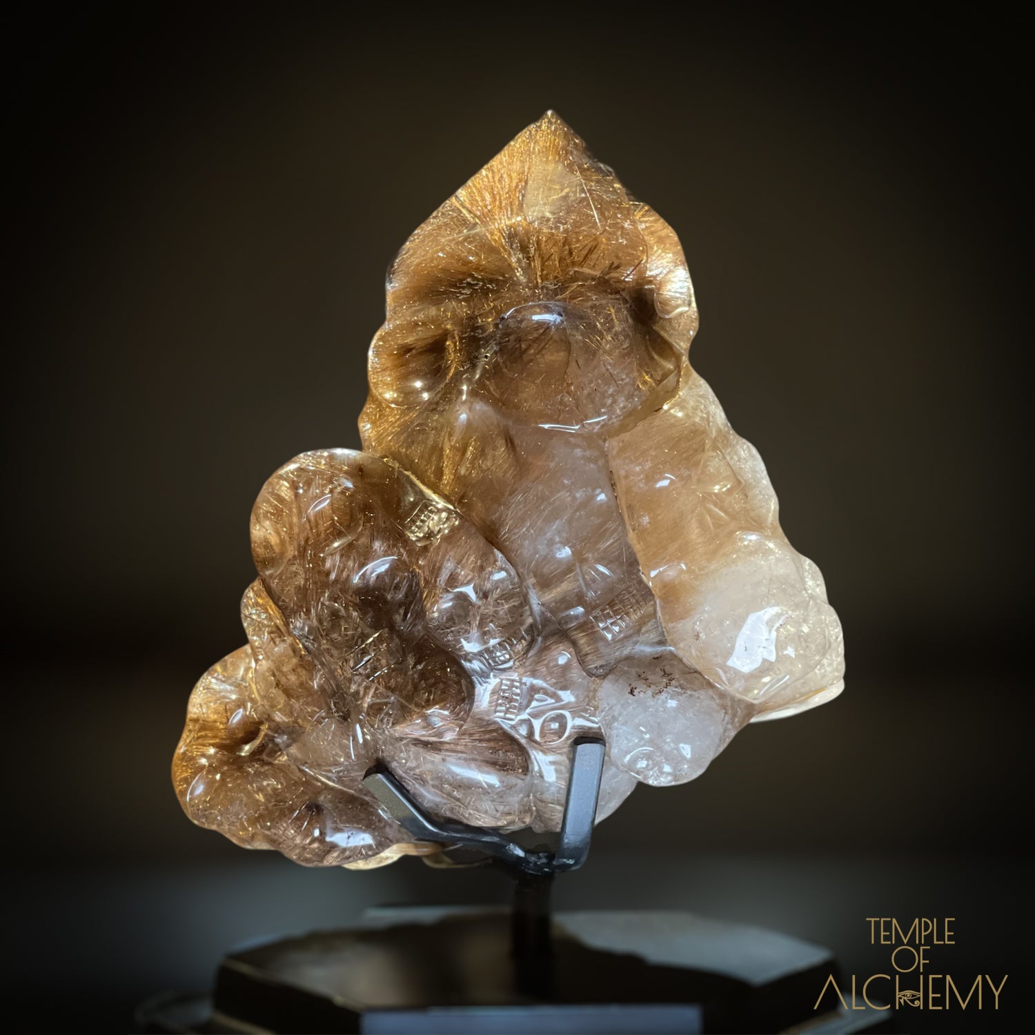 ð“‚€ 35 Master Skulls ð“‚€ Supreme Grade Smokey Citrine x Golden Rutiles