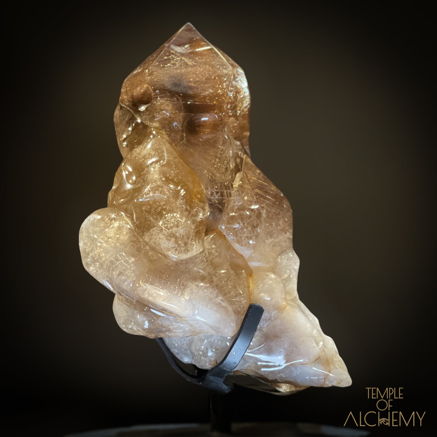 ð“‚€ 35 Master Skulls ð“‚€ Supreme Grade Smokey Citrine x Golden Rutiles