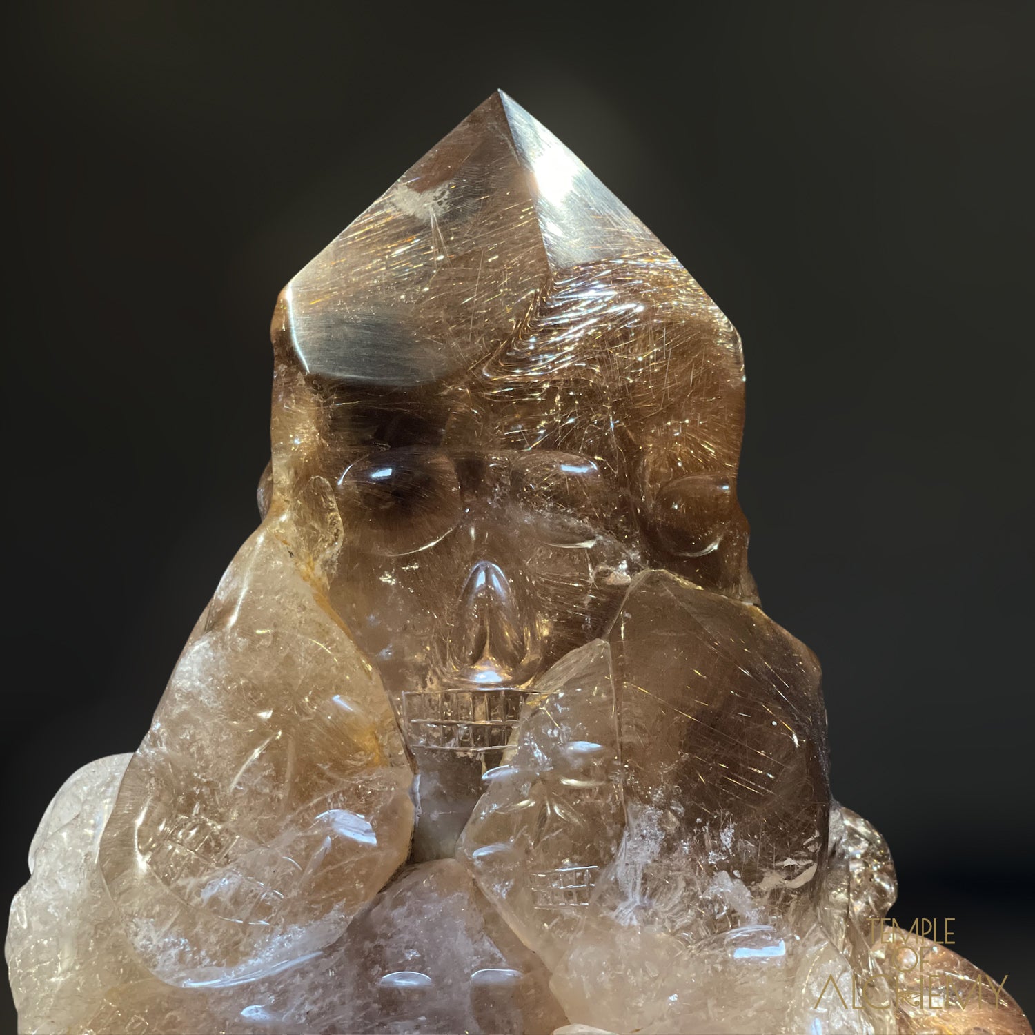 ð“‚€ 35 Master Skulls ð“‚€ Supreme Grade Smokey Citrine x Golden Rutiles
