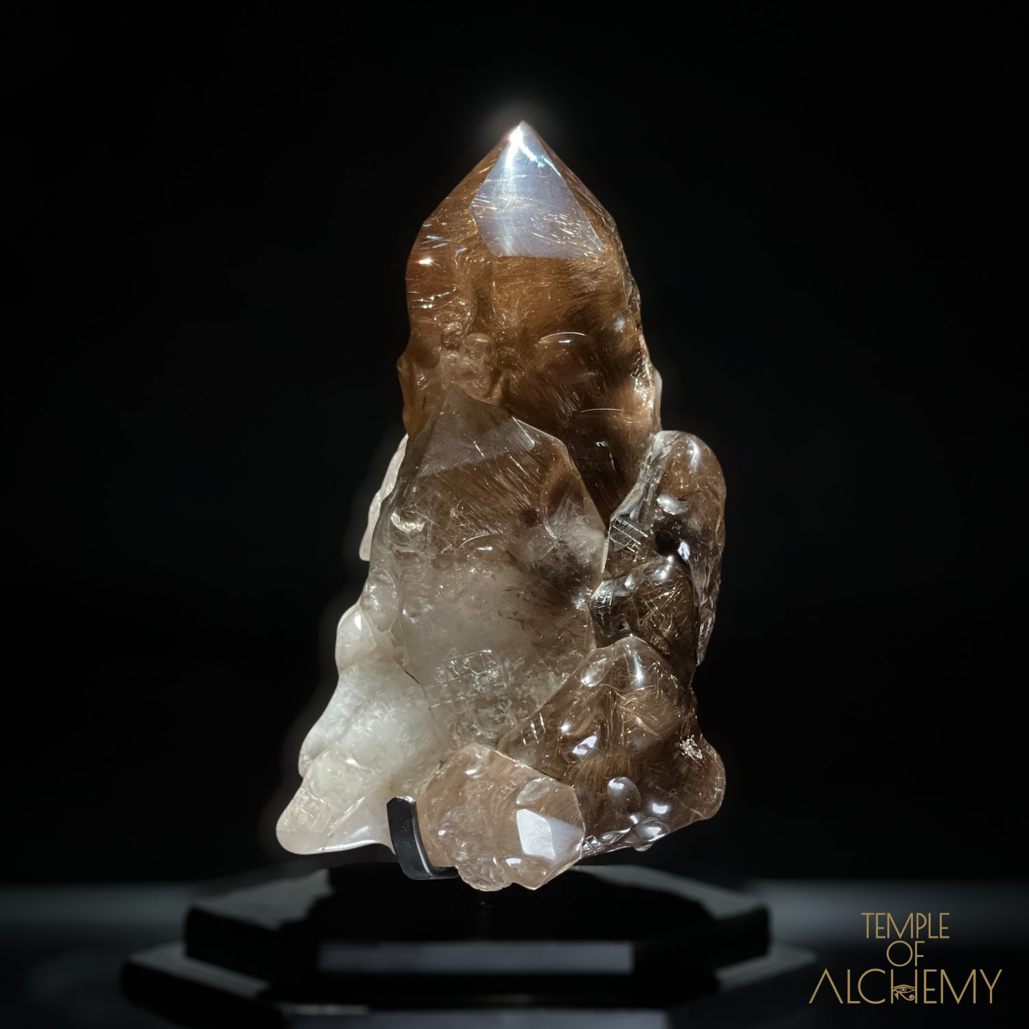 ð“‚€ 35 Master Skulls ð“‚€ Supreme Grade Smokey Citrine x Golden Rutiles