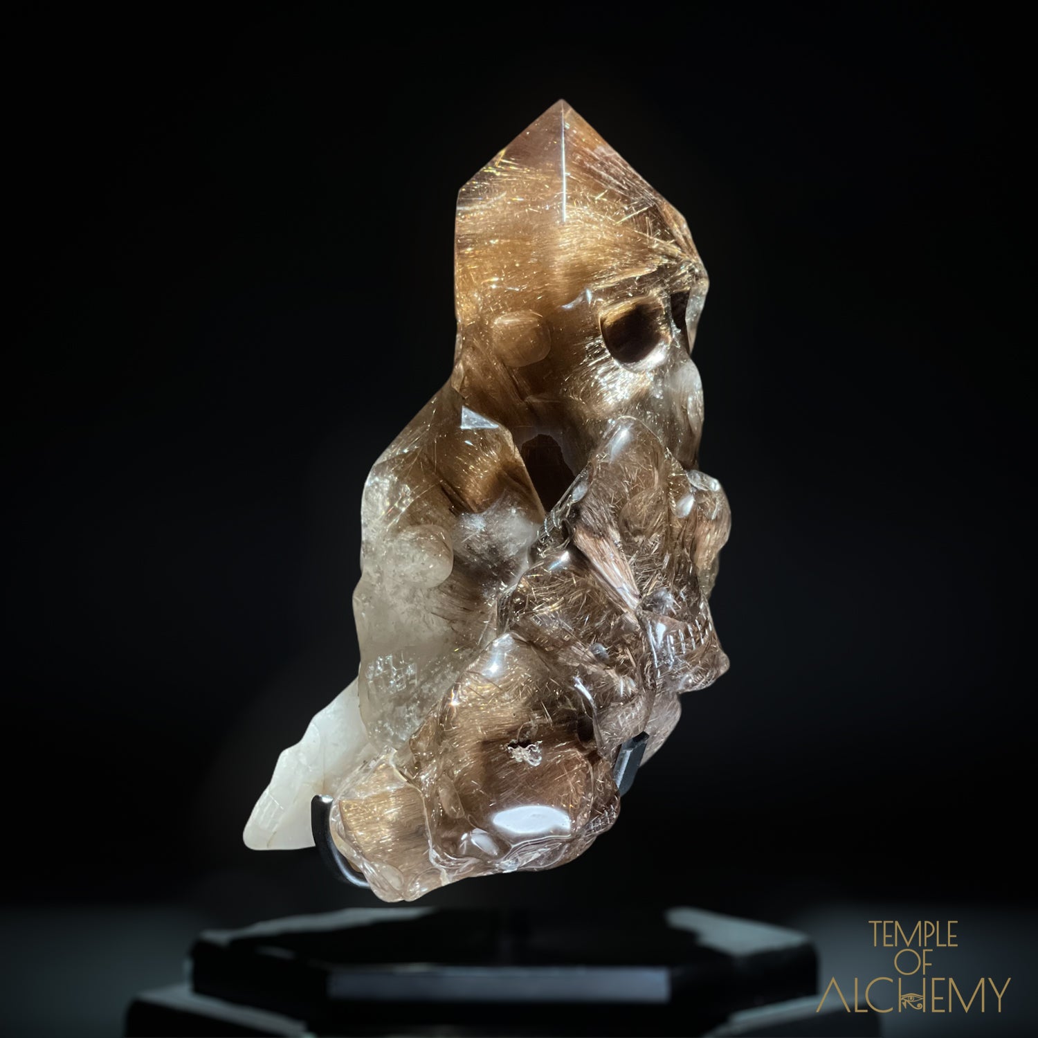 ð“‚€ 35 Master Skulls ð“‚€ Supreme Grade Smokey Citrine x Golden Rutiles