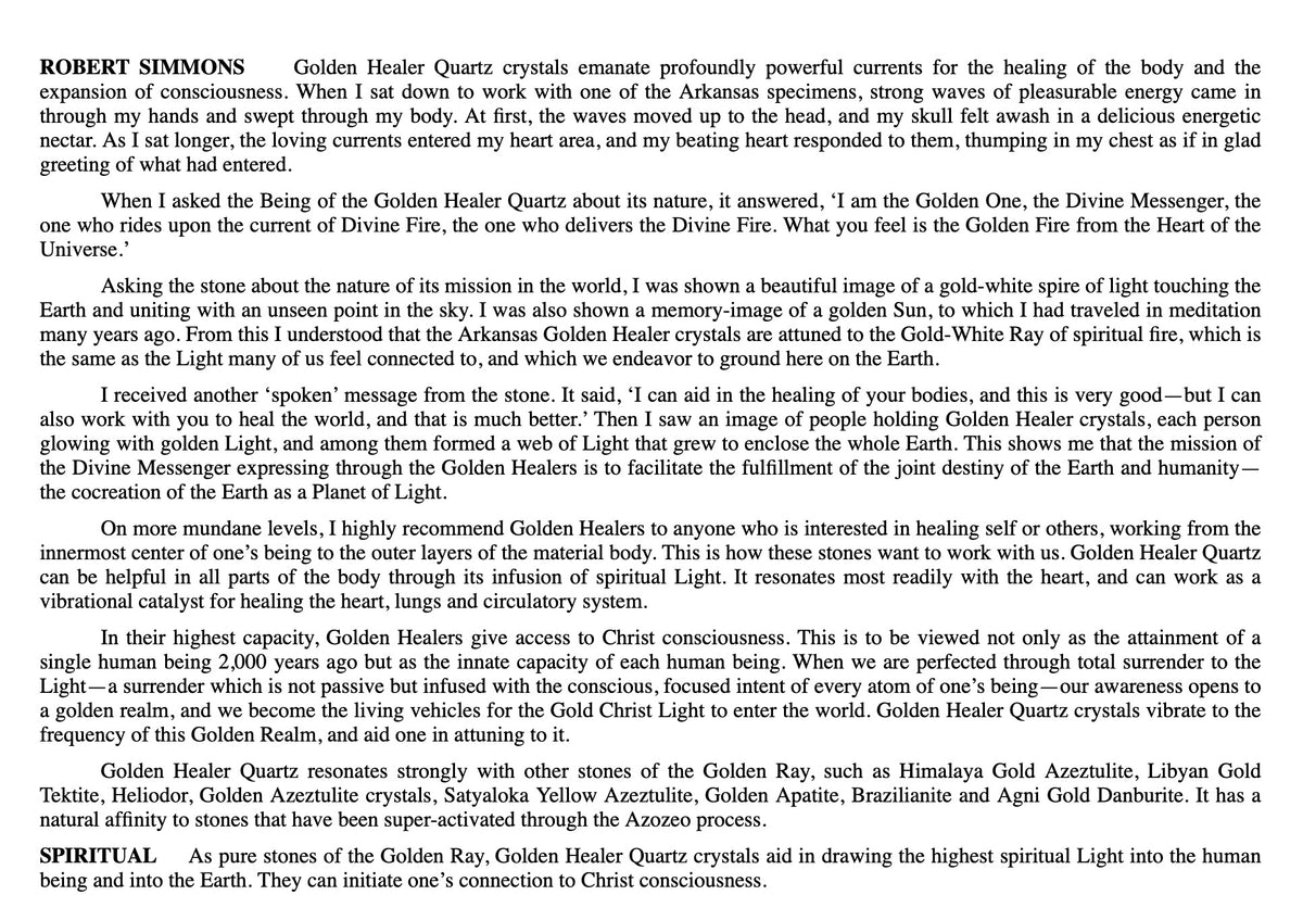 Golden Rutiles x Garden Quartz