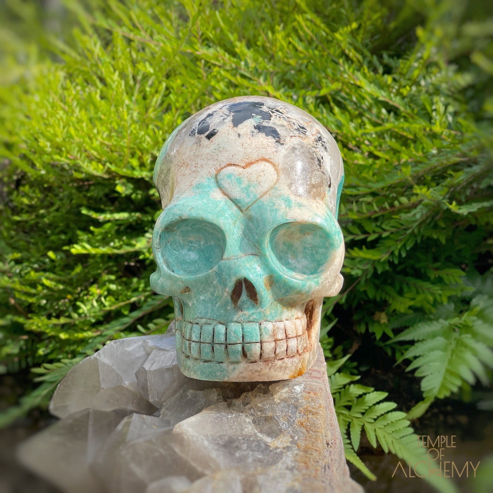 Amazonite x Black Tourmaline x Epidote x Garnet