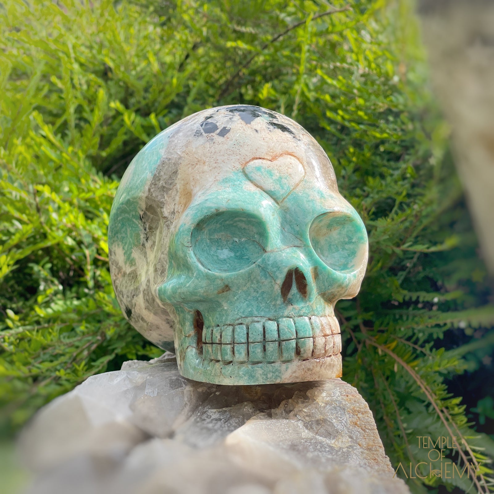 Amazonite x Black Tourmaline x Epidote x Garnet