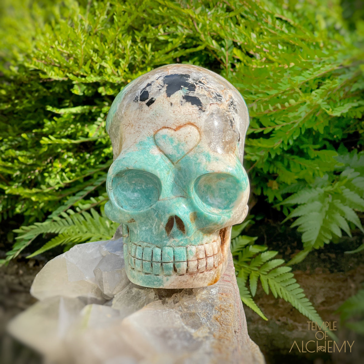 Amazonite x Black Tourmaline x Epidote x Garnet