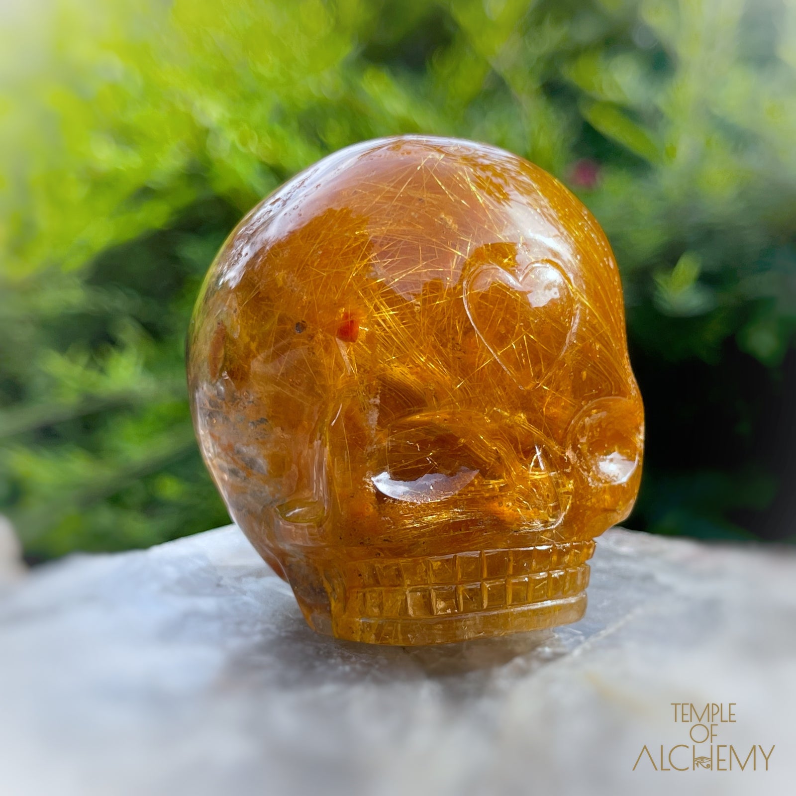 Golden Rutiles x Garden Quartz