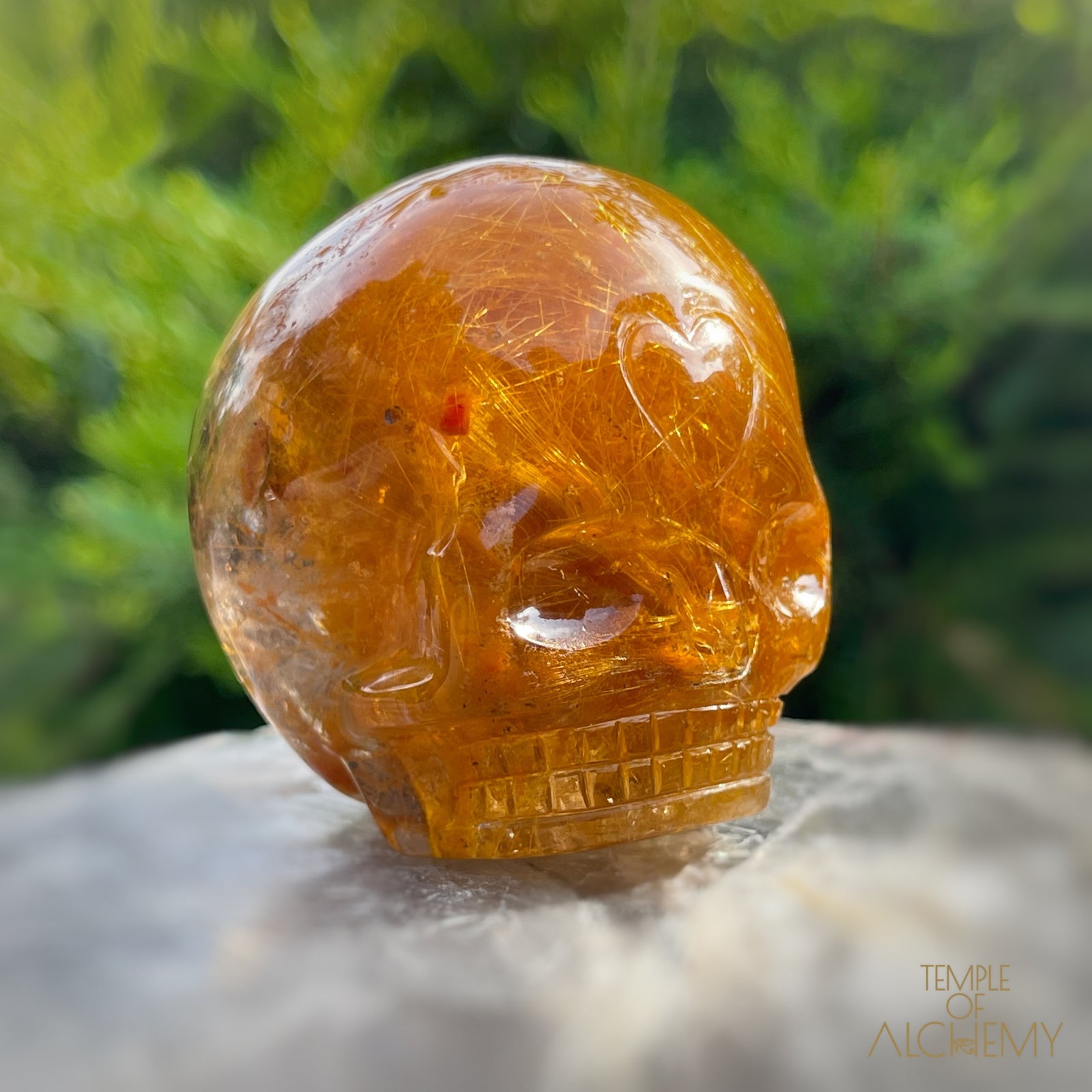 Golden Rutiles x Garden Quartz