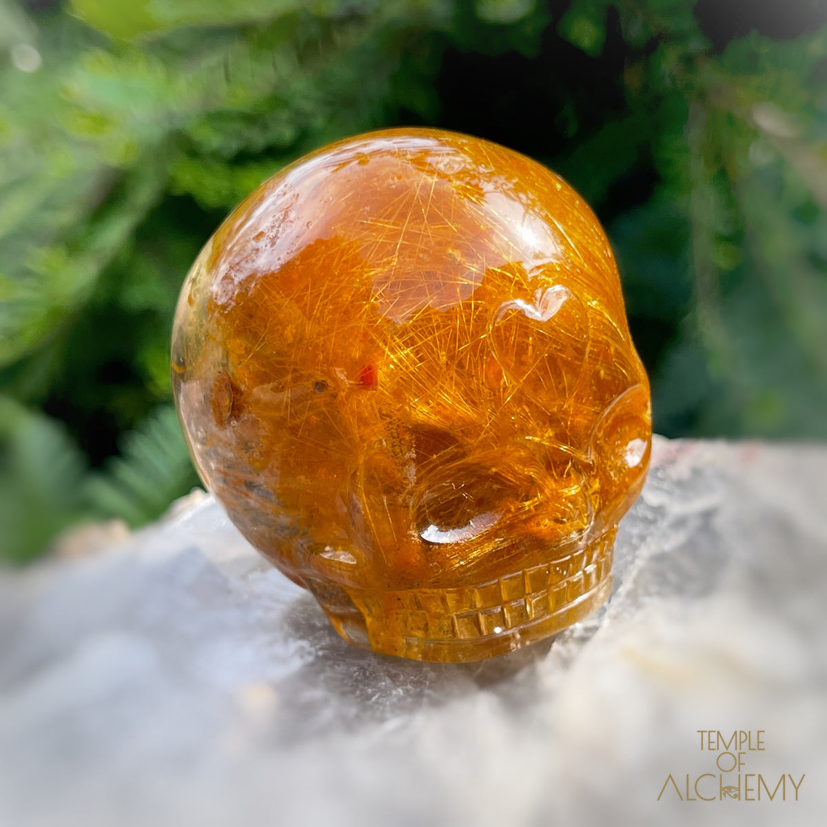 Golden Rutiles x Garden Quartz