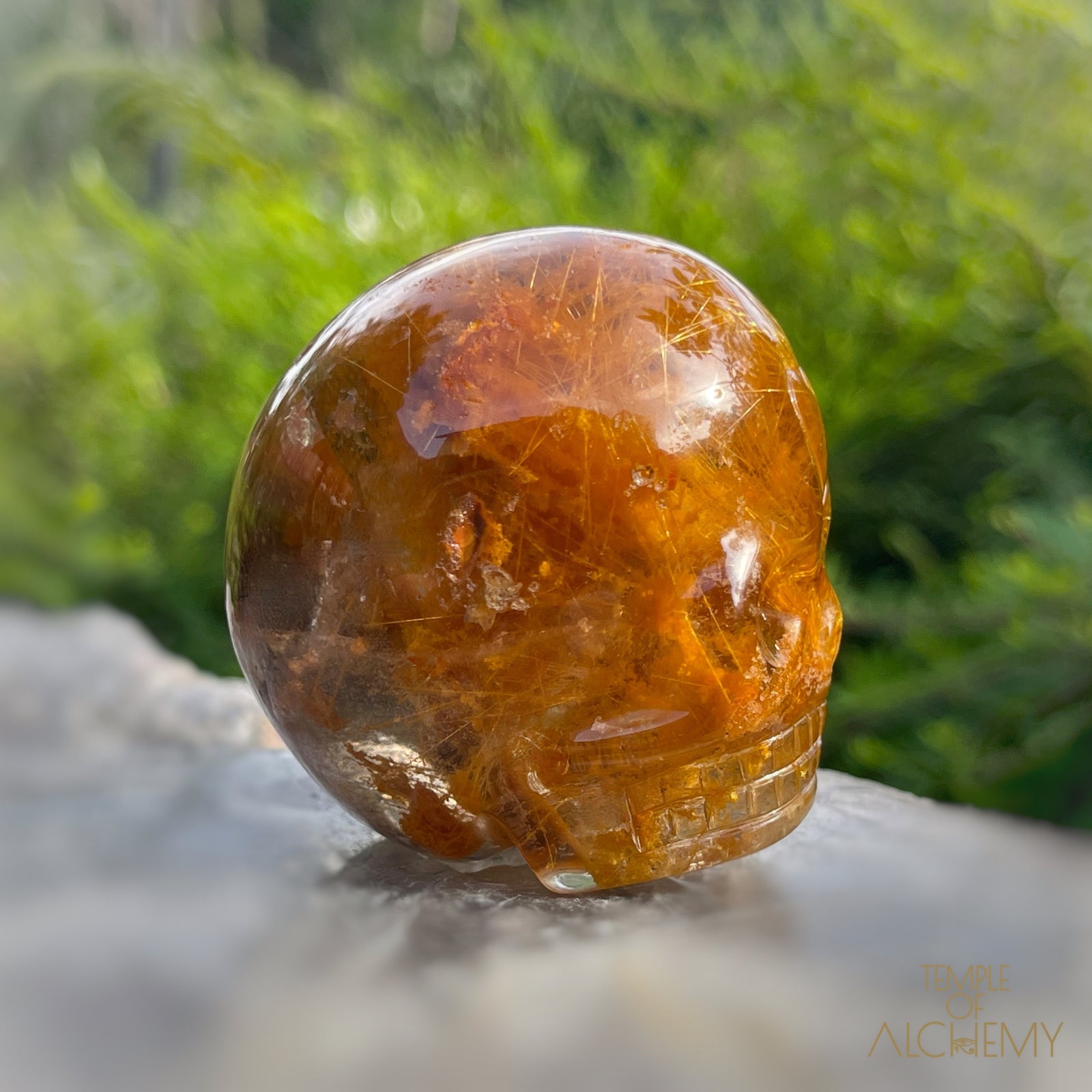 Golden Rutiles x Garden Quartz