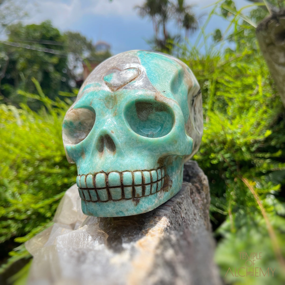 Amazonite x Black Tourmaline x Epidote