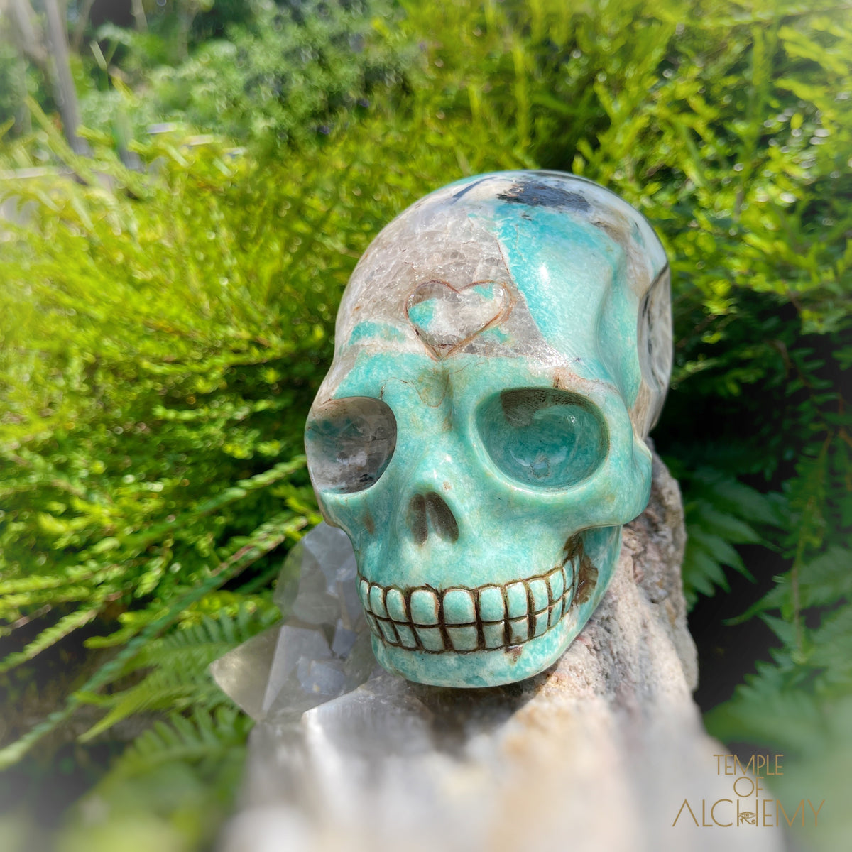 Amazonite x Black Tourmaline x Epidote