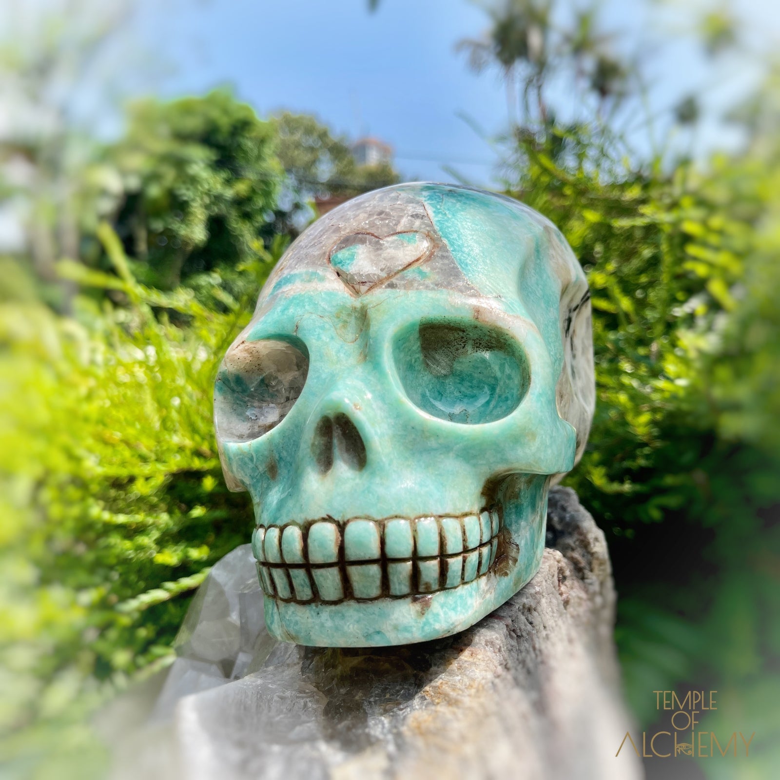 Amazonite x Black Tourmaline x Epidote