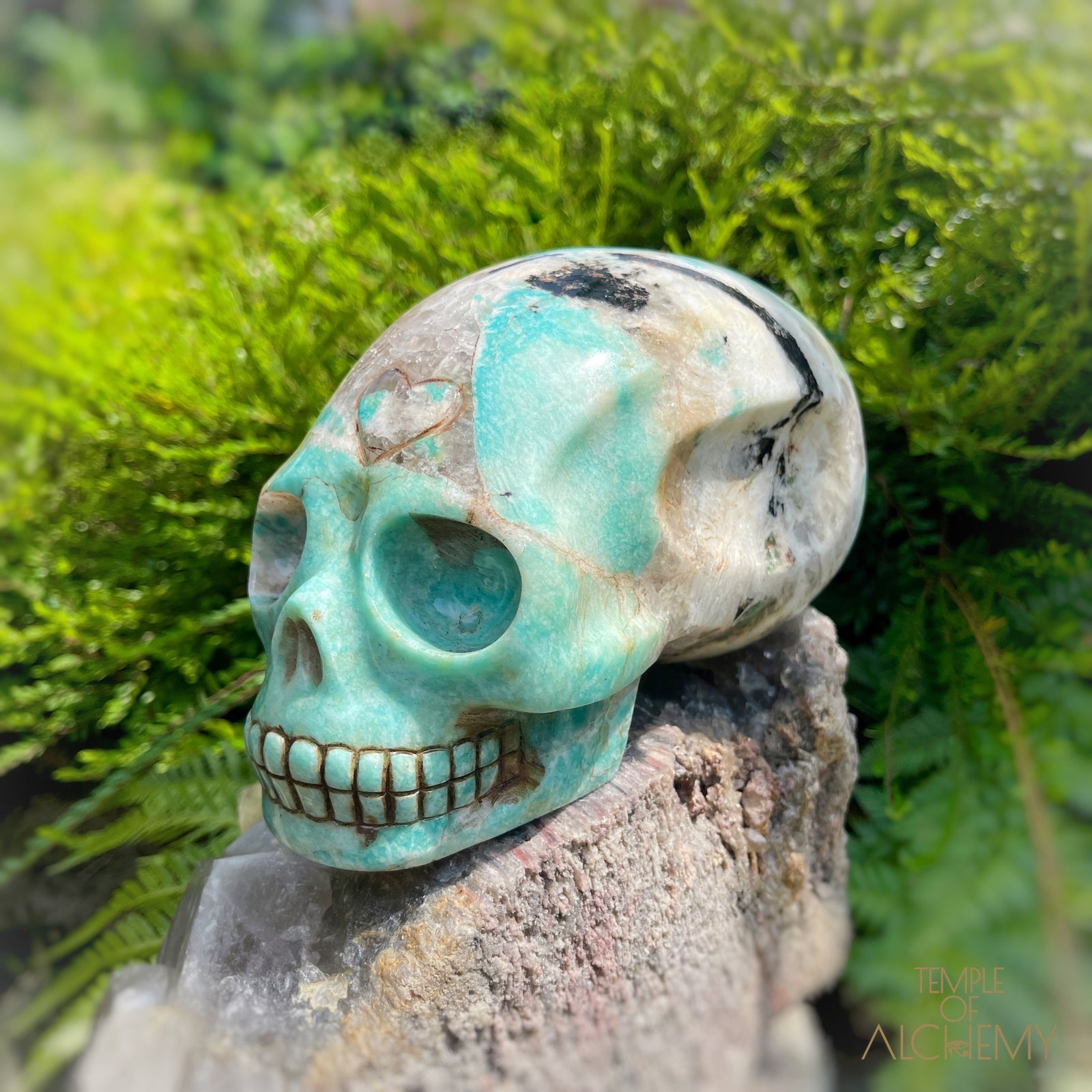 Amazonite x Black Tourmaline x Epidote